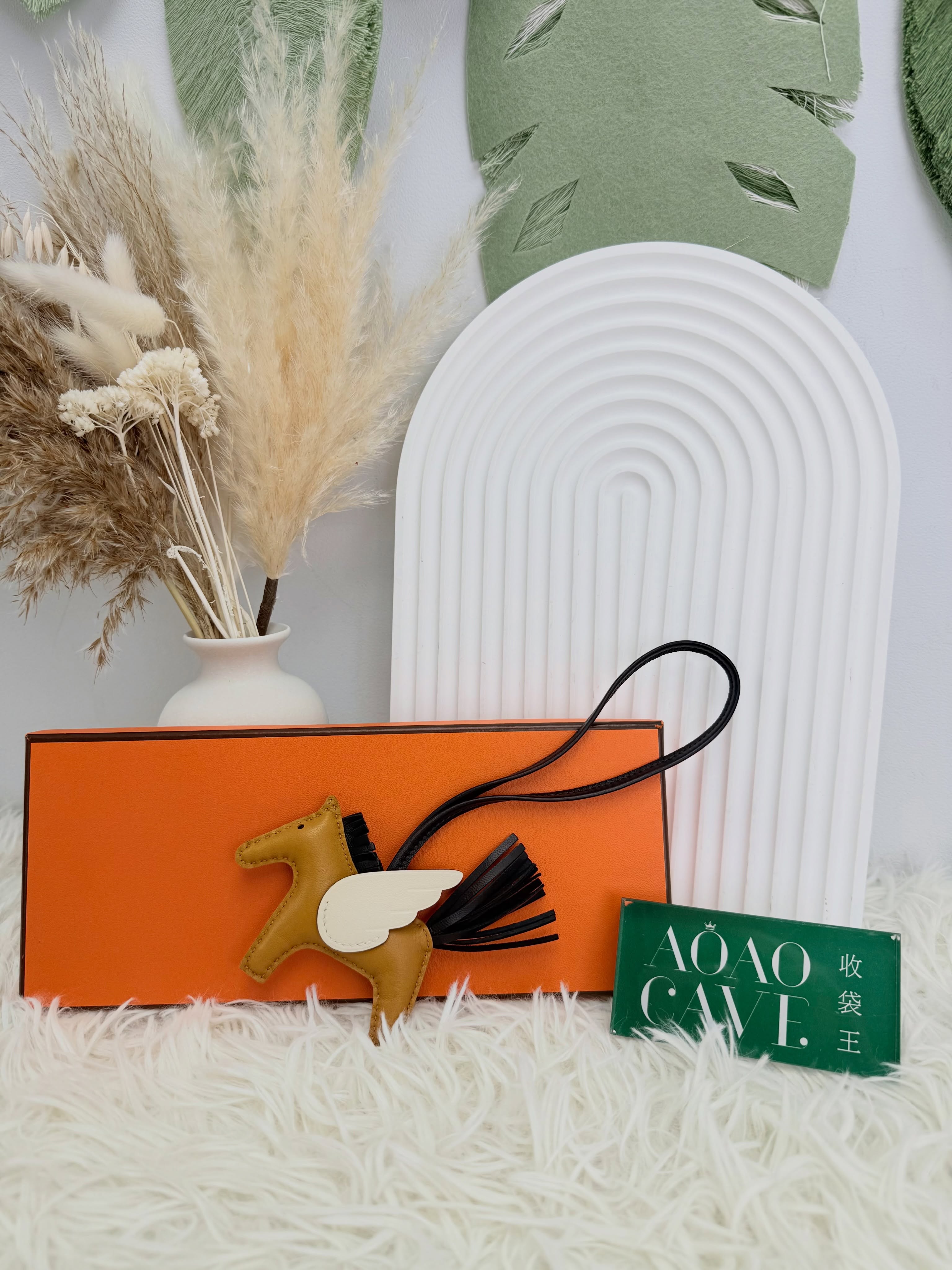 Hermes👜 🛍️閑置品近全新❣️小飛馬掛件 B stamp🤎有盒有單