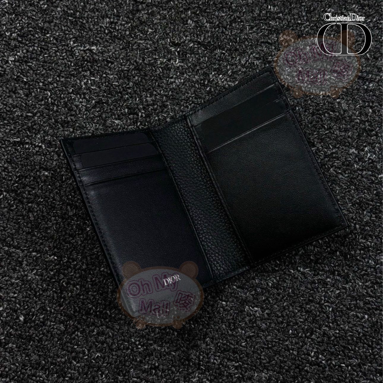 🟥BB00371🟥日本 Dior 專櫃美妝贈品 經典荔枝紋皮革卡包