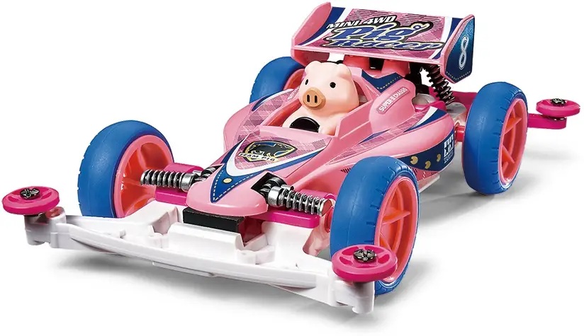 Mini 4WD Pig Racer (Super-II Chassis)