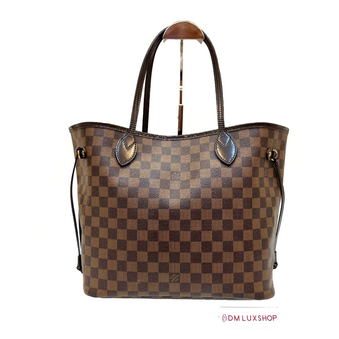 LV Damier Ebene Neverfull MM GHW