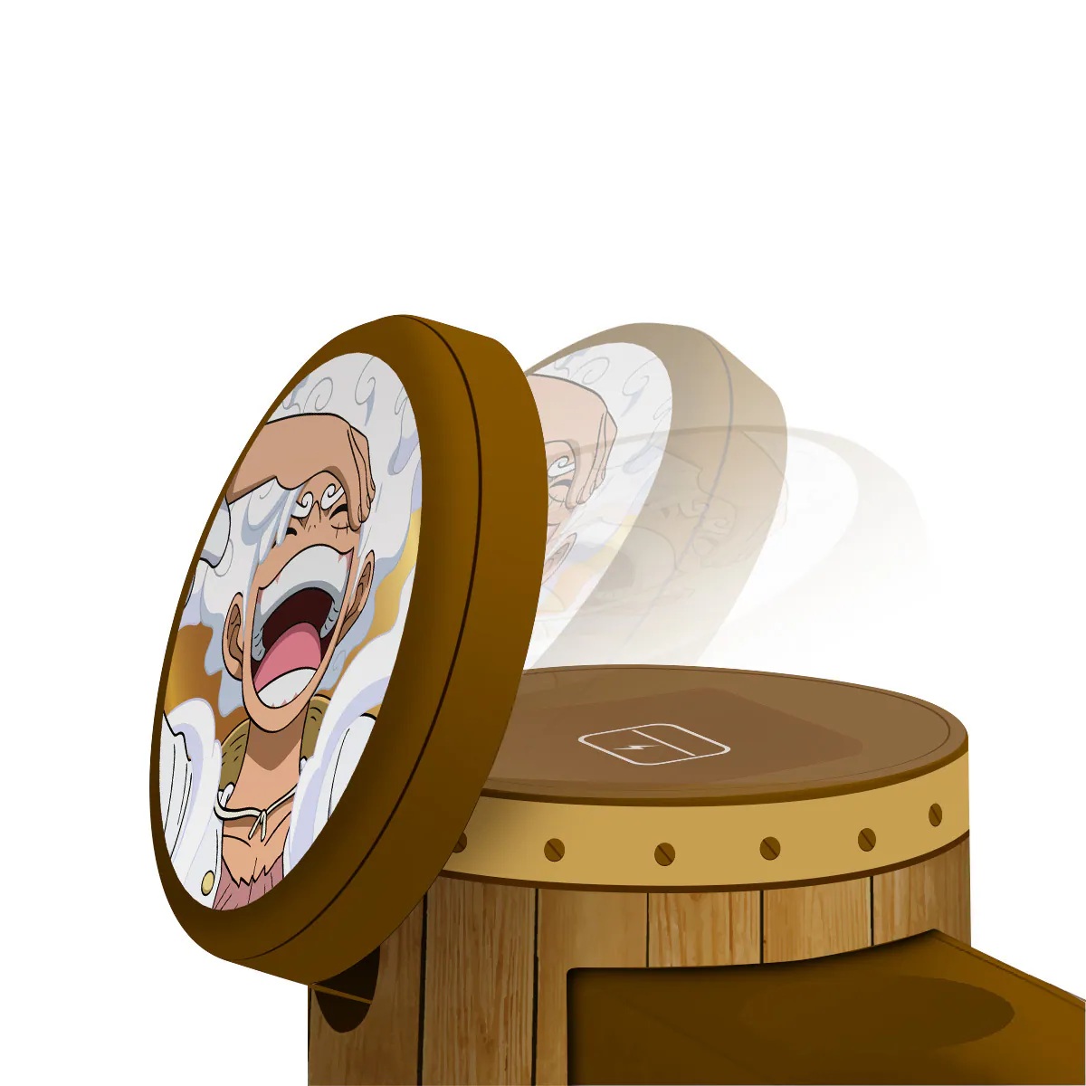 XPower x One Piece GE1 Qi2迷你掌心5合1 MagCharge 15W磁吸無線充電座