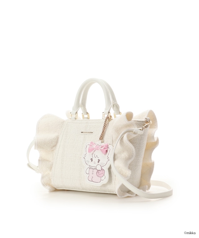 🎀【預訂】Lil ala mode×SAMANTHAVEGA 荷葉邊手提包 - Mousse