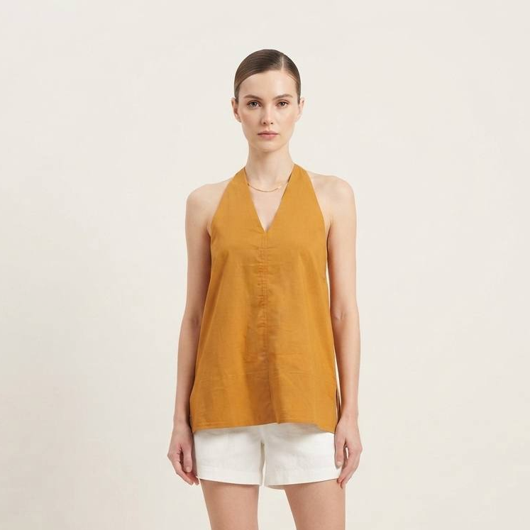 W6313A - Sleeveless Tunic
