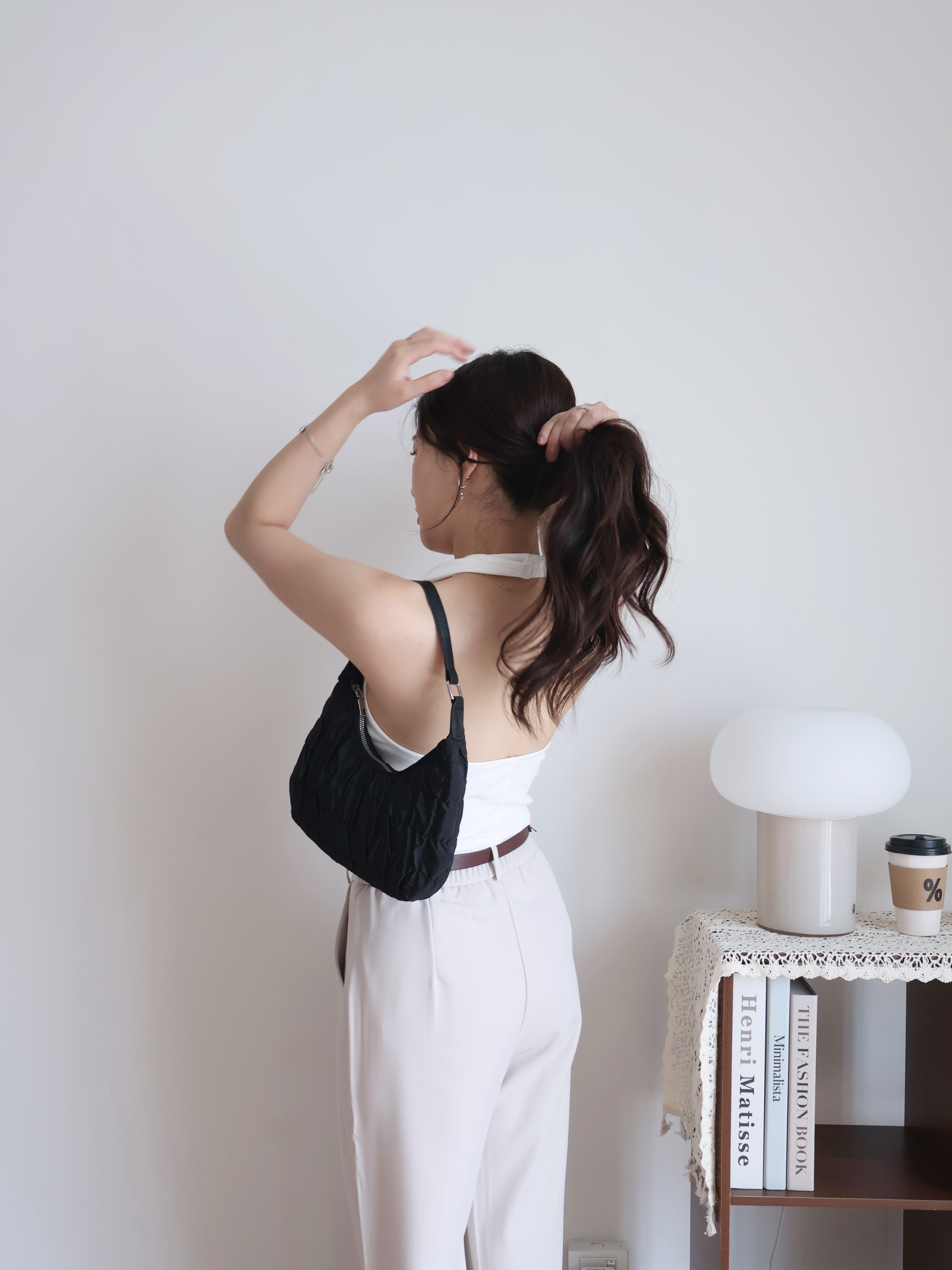 Millie Halter Top | White