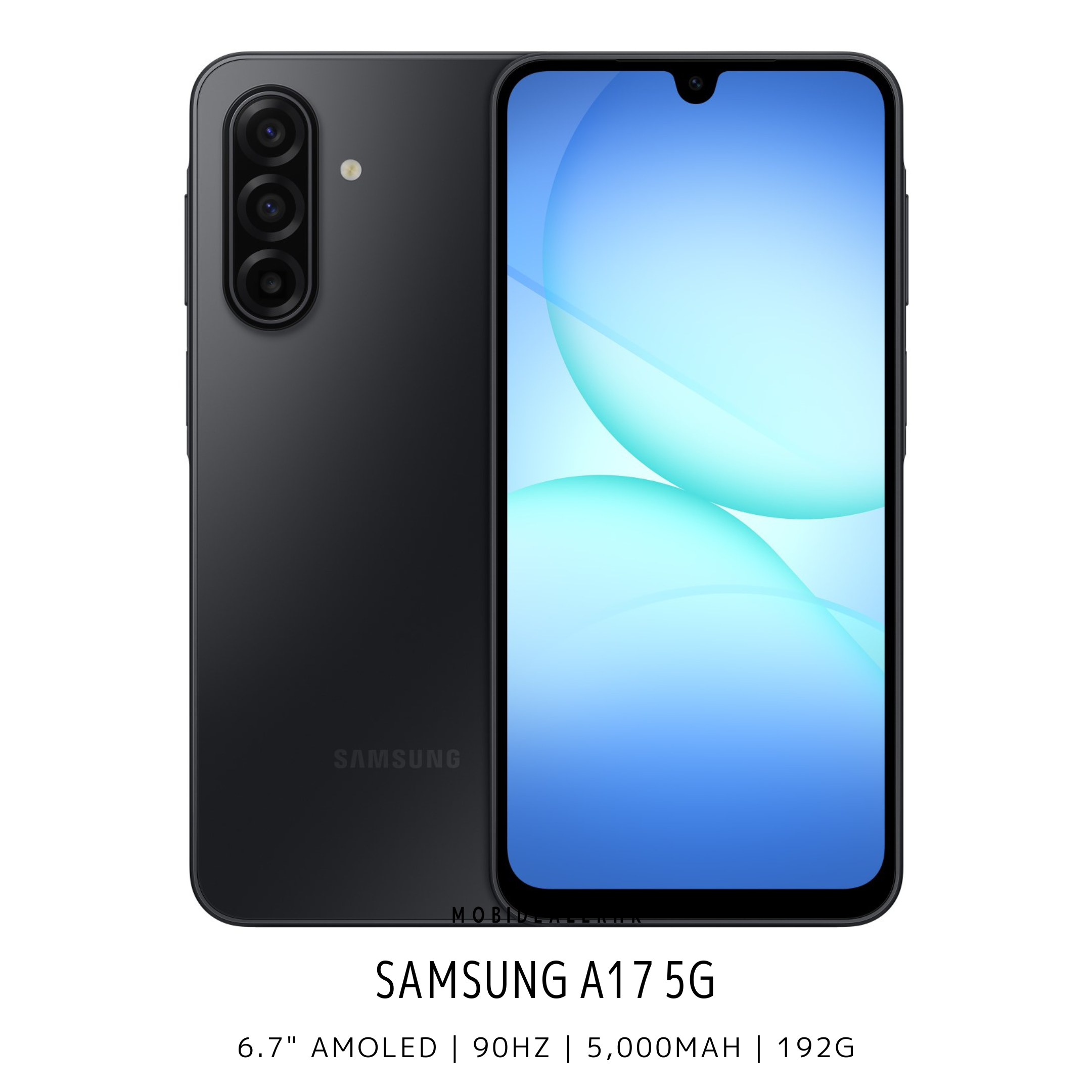Samsung A17 | 三星 A17 | 5G | 智能手機 | 6.7 吋 90Hz Super AMOLED 大屏幕 | 5000 萬像素 OIS 防手震相機 | 5000mAh 大容量電池