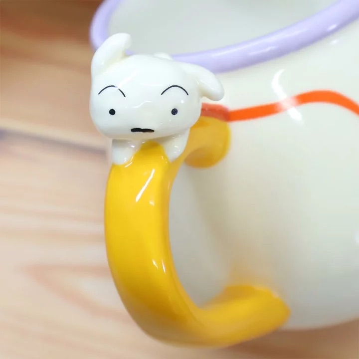 日本預訂📍蠟筆小新原作35週年立體陶瓷水杯