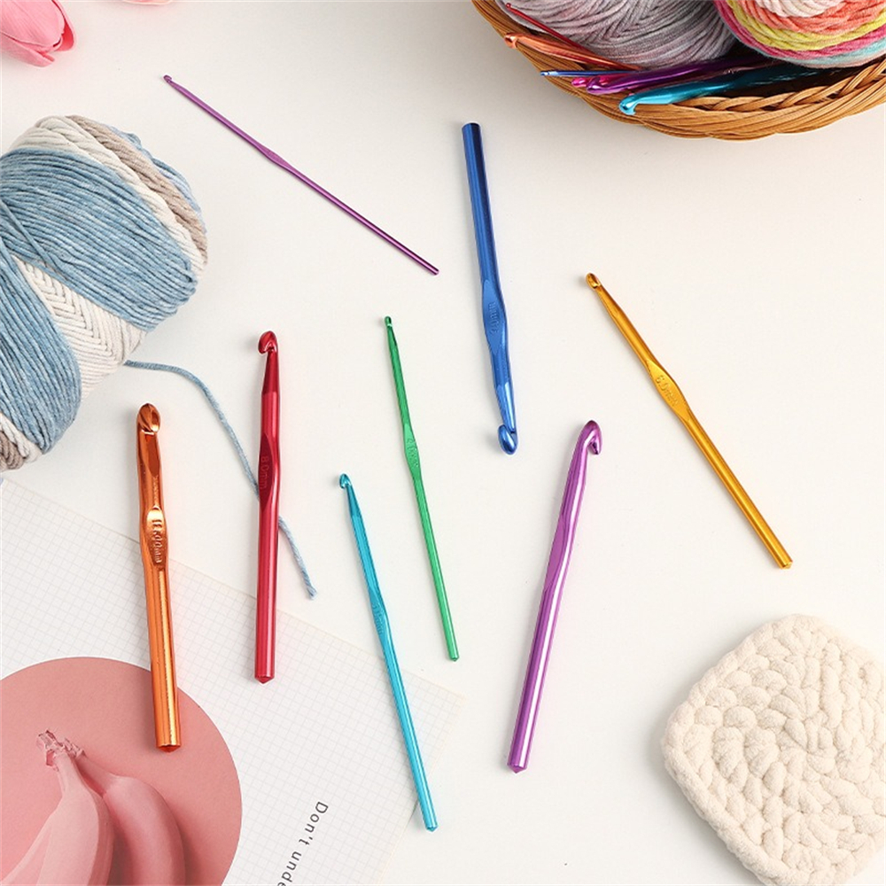 彩色毛衣鉤針 12件套 UA0526