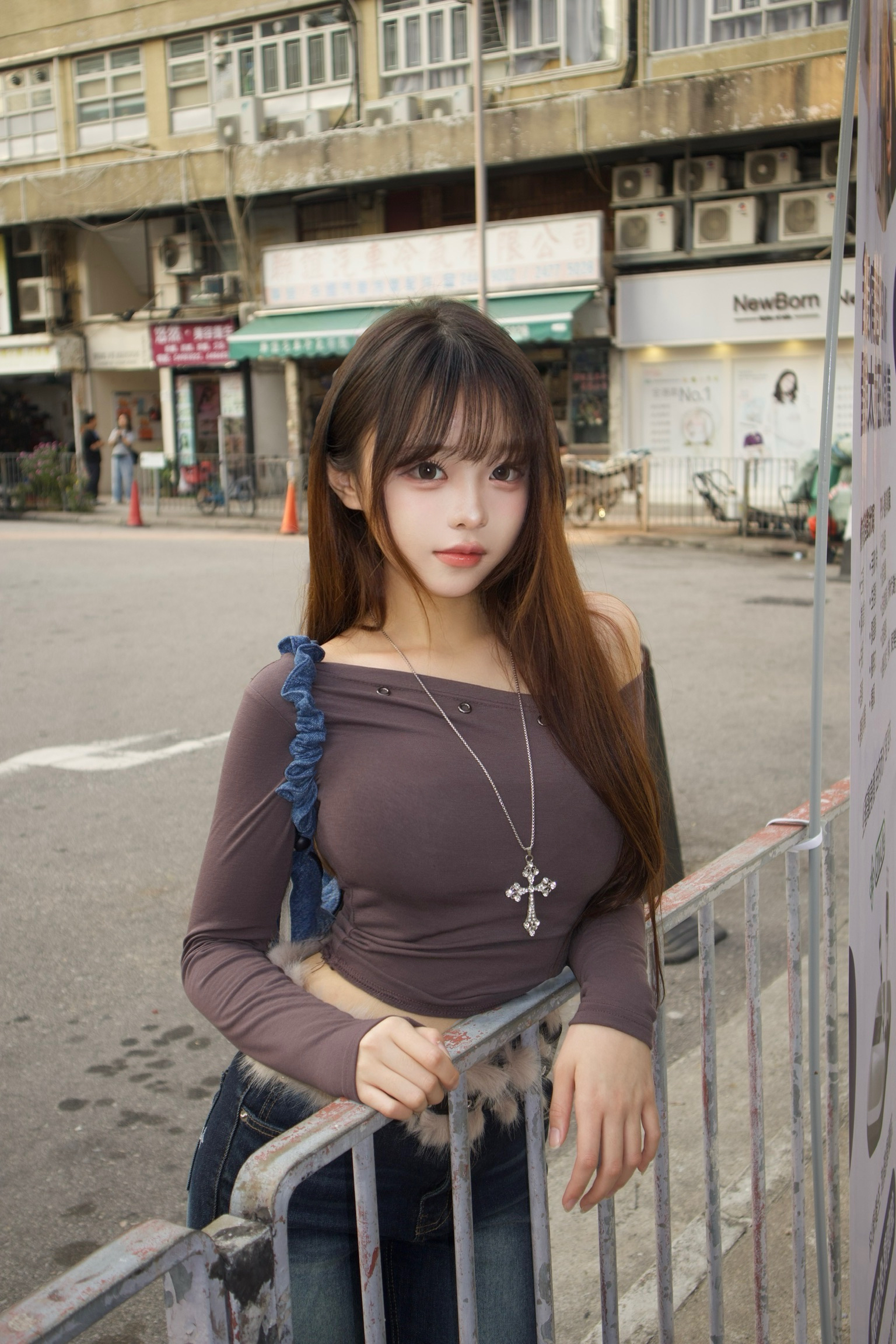 韓國貼身窩釘打底衫