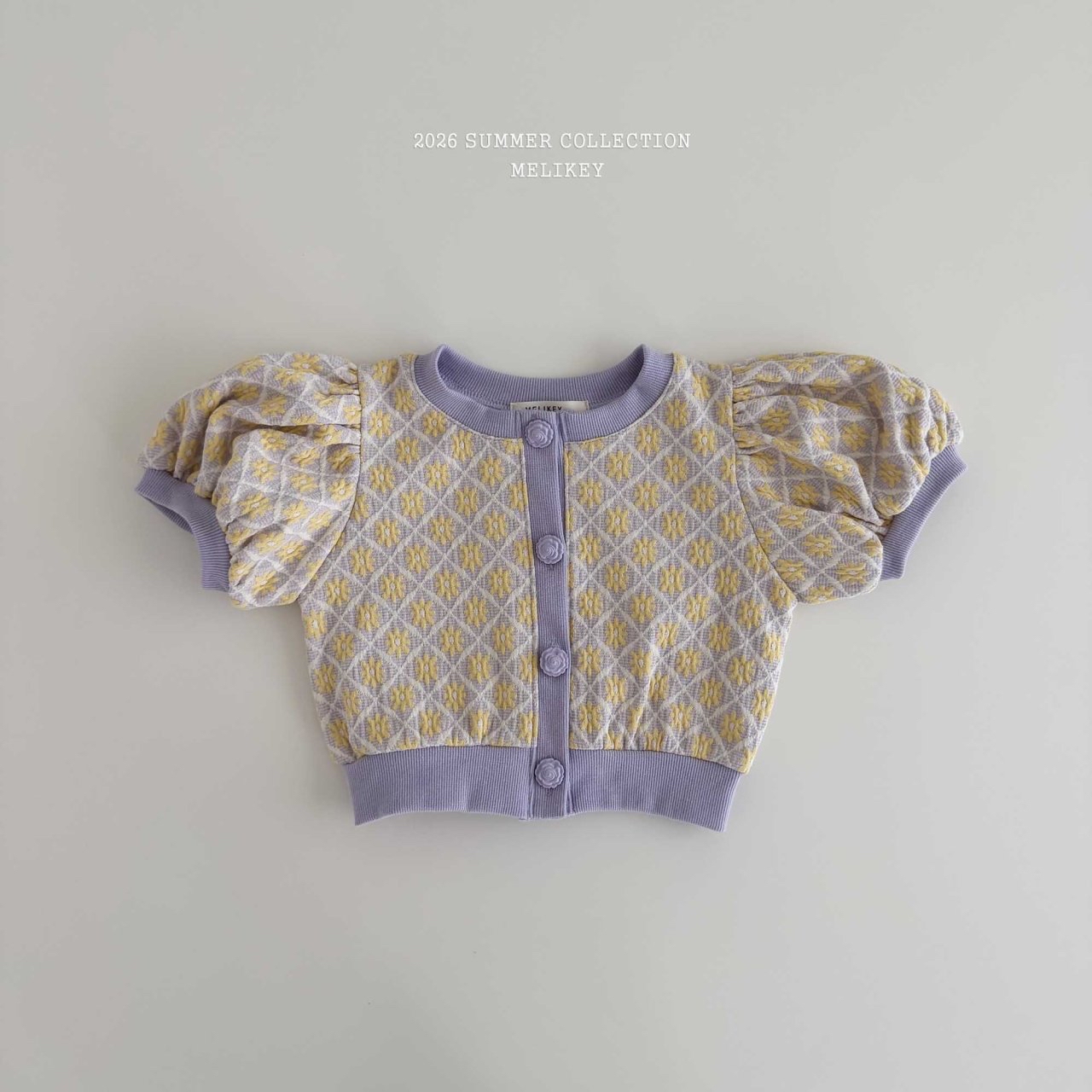 Lika Flower Puff Cardigan