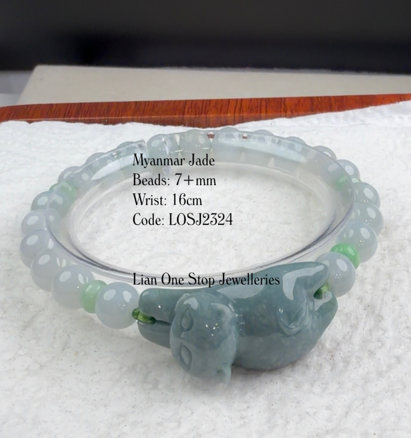 Code: LOSJ2324 Myanmar Jade 7+mm
