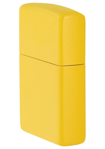 美國製造 | Zippo指定經銷商 Zippo 46019 向日葵啞打火機 – 明亮黃啞光色 (經典夏天光茫) Sunflower Matte Lighter – Vibrant Yellow Matte Finish