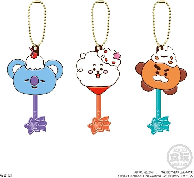 📦訂購 日本限定 Line Friends (食玩) BT21 棒棒糖朱古力鎖匙扣 (10個入りBOX)