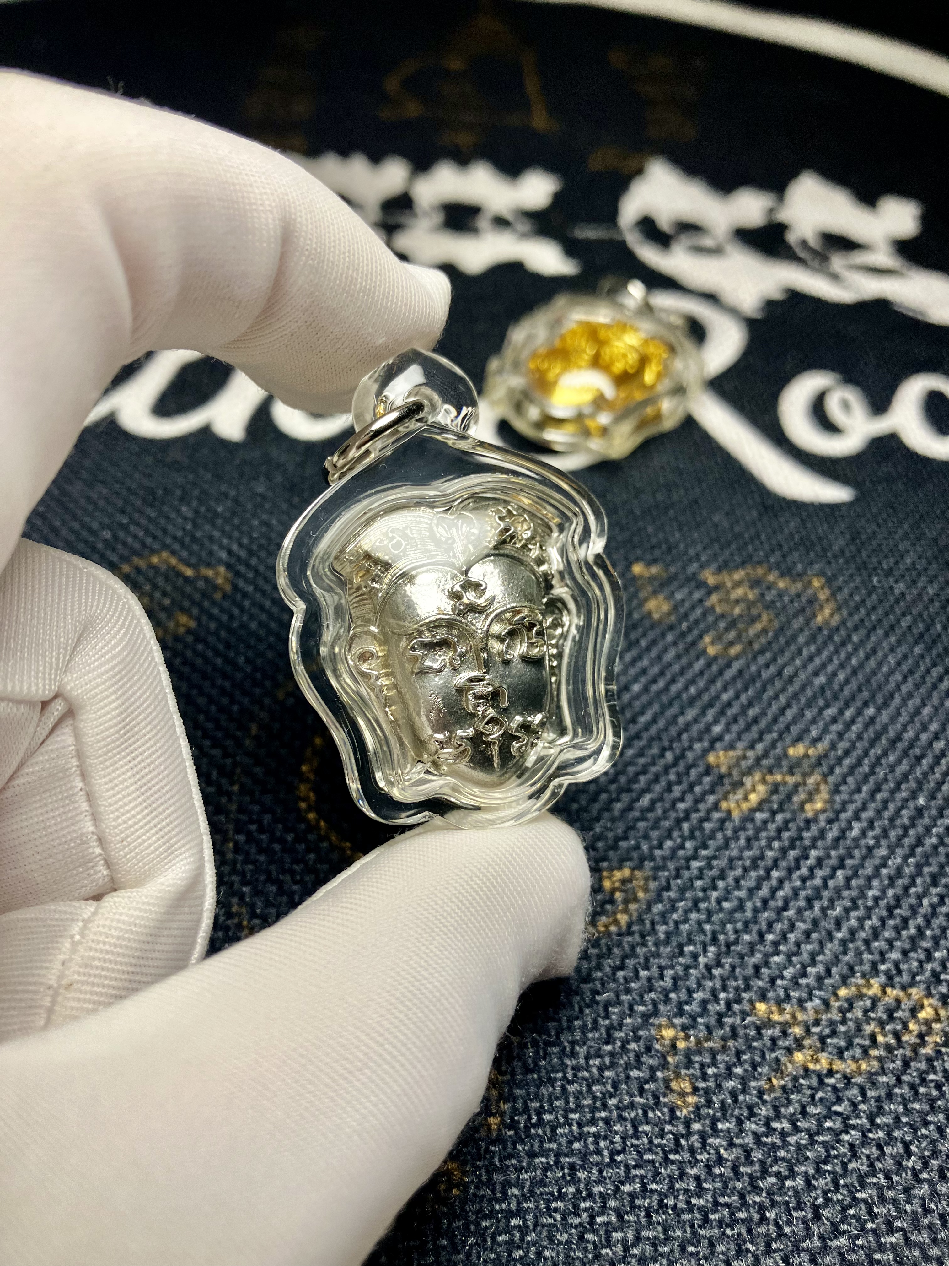 千妻符管名師 龍普隆 佛曆2564 符文坤平｜純銀符管版本｜僅製199尊｜附原裝廟盒｜光學級高透防水殼