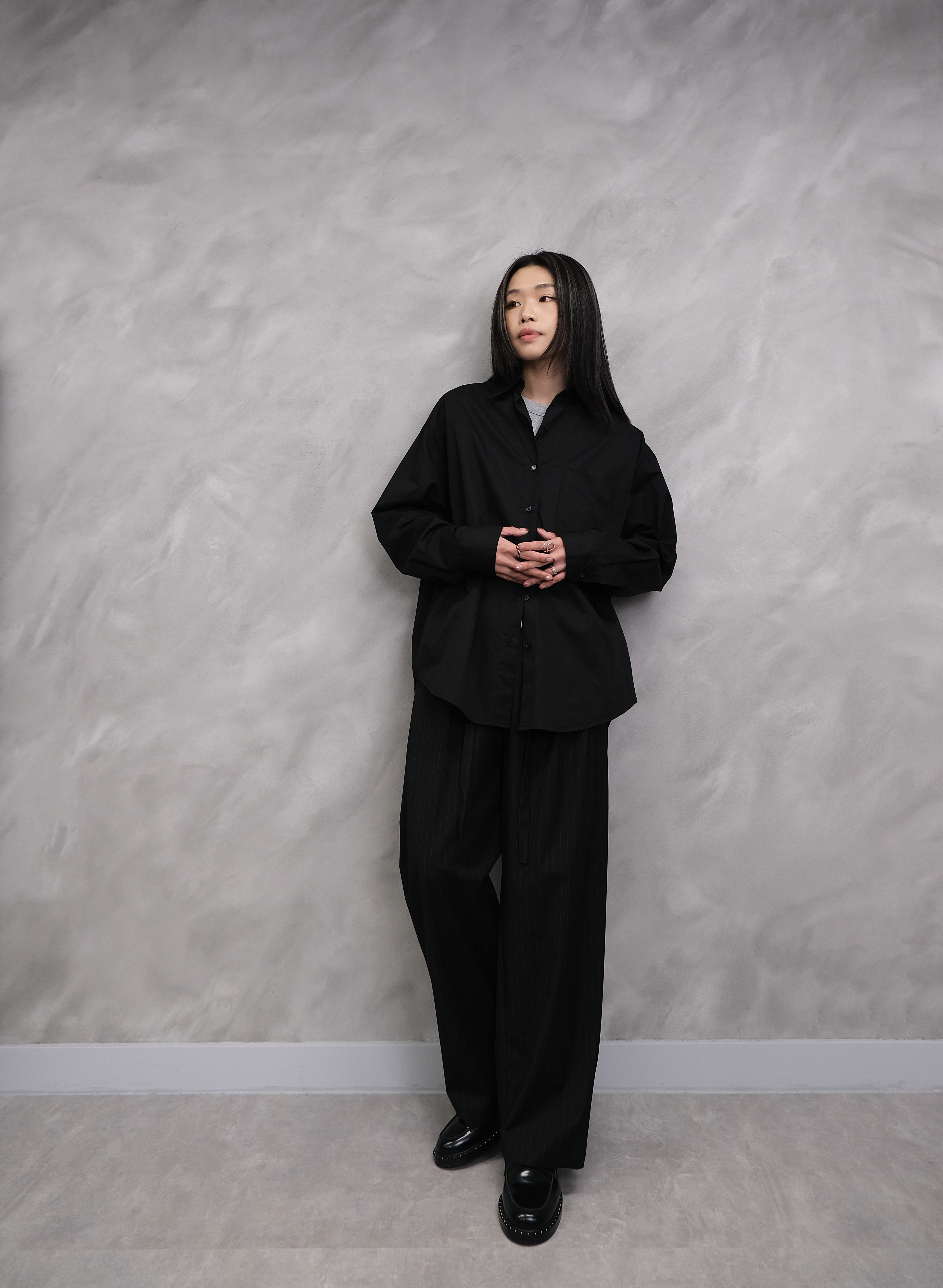 Pleated pocket shirt #sh27