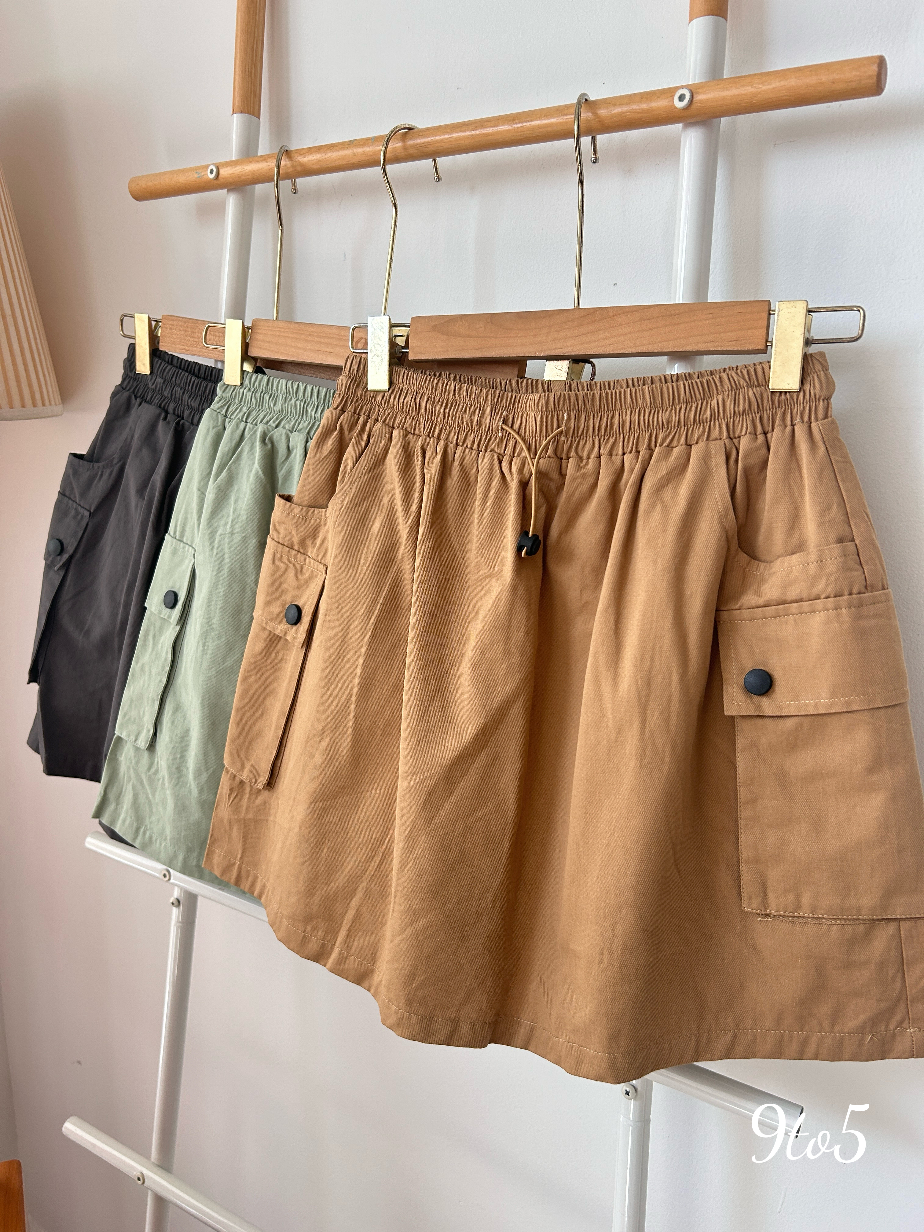 S1771 Cargo Short Skirt - 4 Colors
