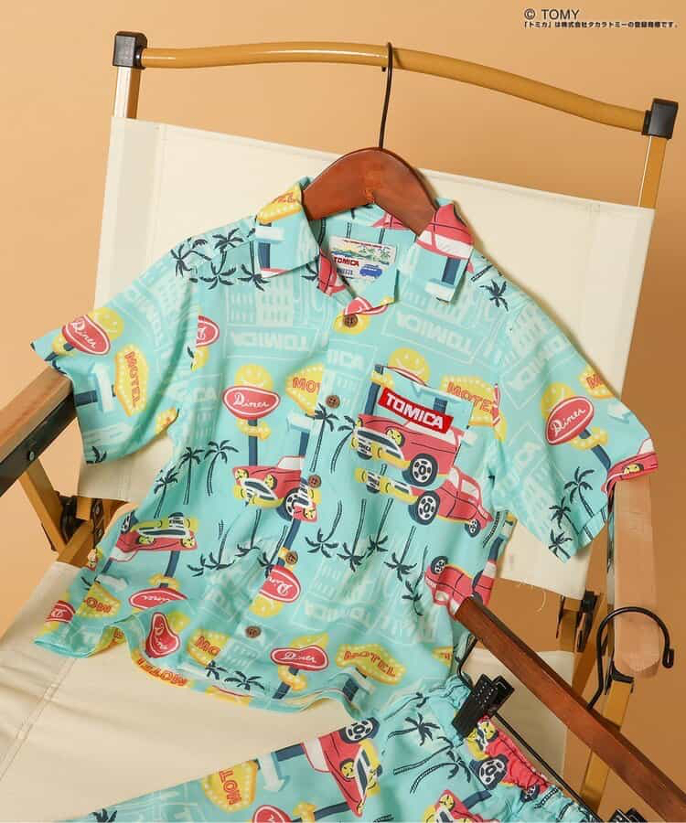🇯🇵預訂 日本直送🇯🇵Breeze x Tomica系列兩色椰樹車車滿印夏威夷襯衫