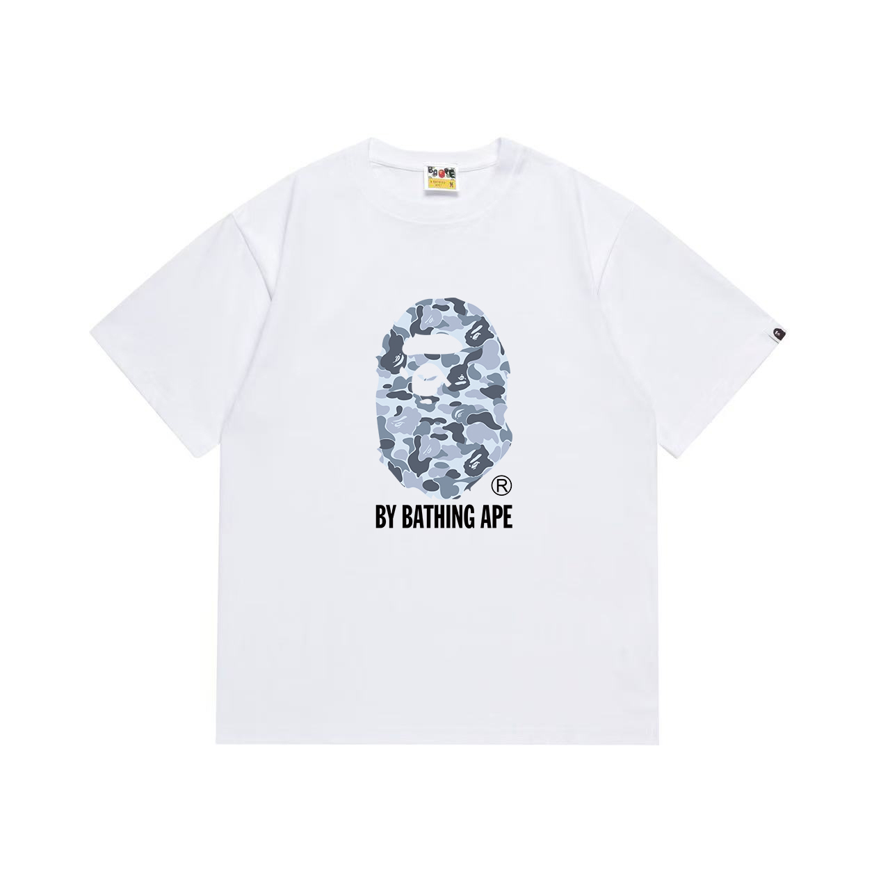 Bape Space Camo Big Ape Head Tee