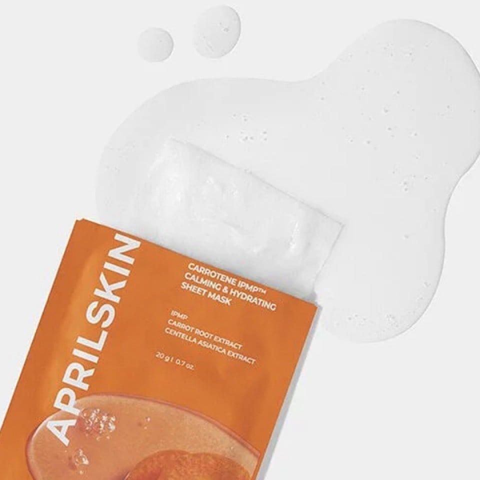 *🇰🇷APRILSKIN 胡蘿蔔素 IPMP 舒緩保濕面膜套裝 - 1套5 片*