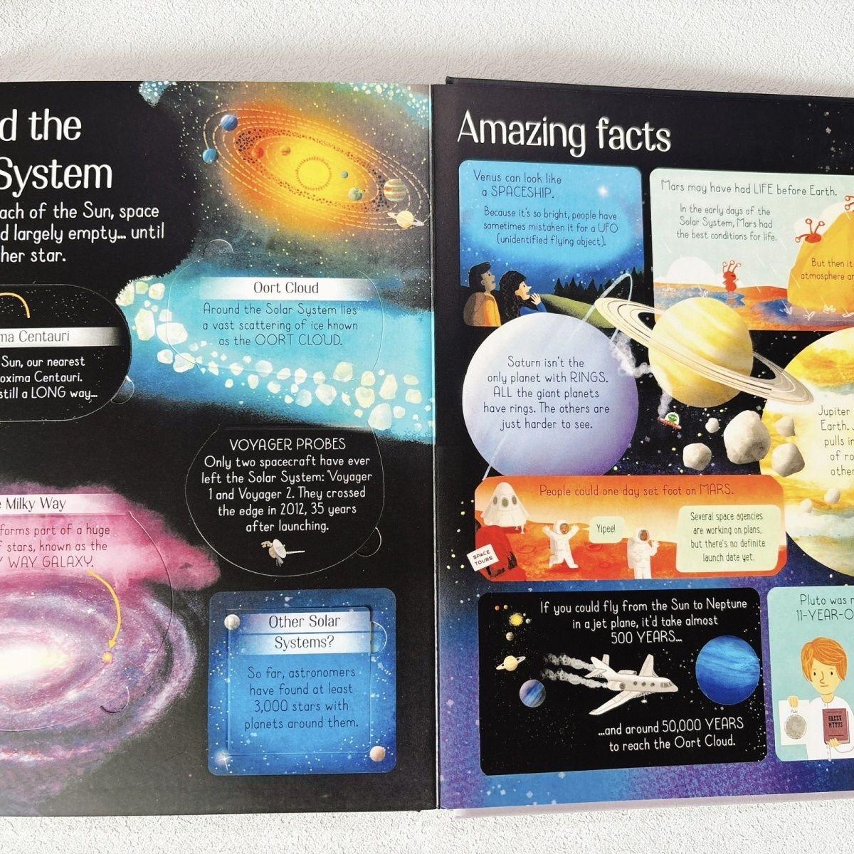 AN USBORNE FLAP BOOK USBORNE SEE INSIDE SOLAR SYSTEM