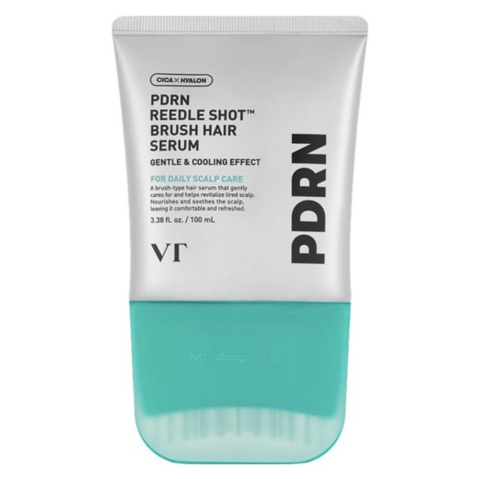韓國 VT PDRN Reedle Shot髮際線養護 微針頭皮 清爽精華100ml｜PDRN Reedle Shot Brush Hair Serum