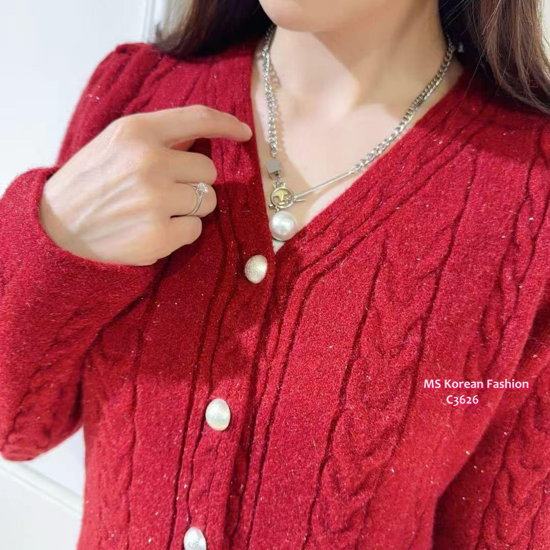 C3626 韓國🇰🇷V領修腰連身裙