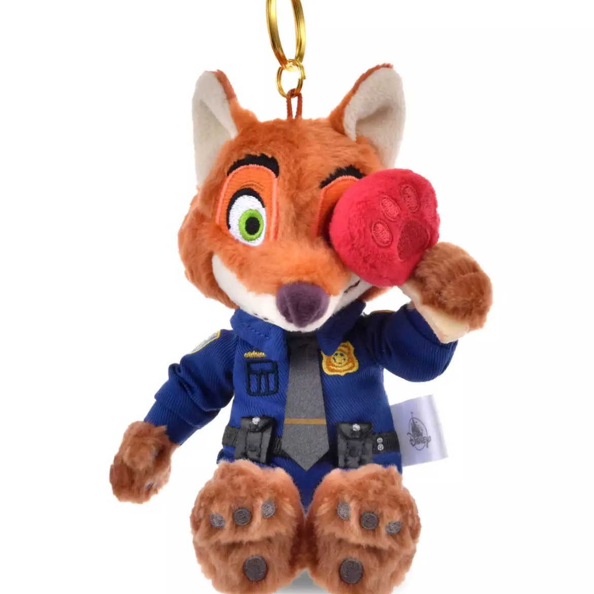 Disney Zootopia Nick Wilde MOGUMOGU Plush Keychain
