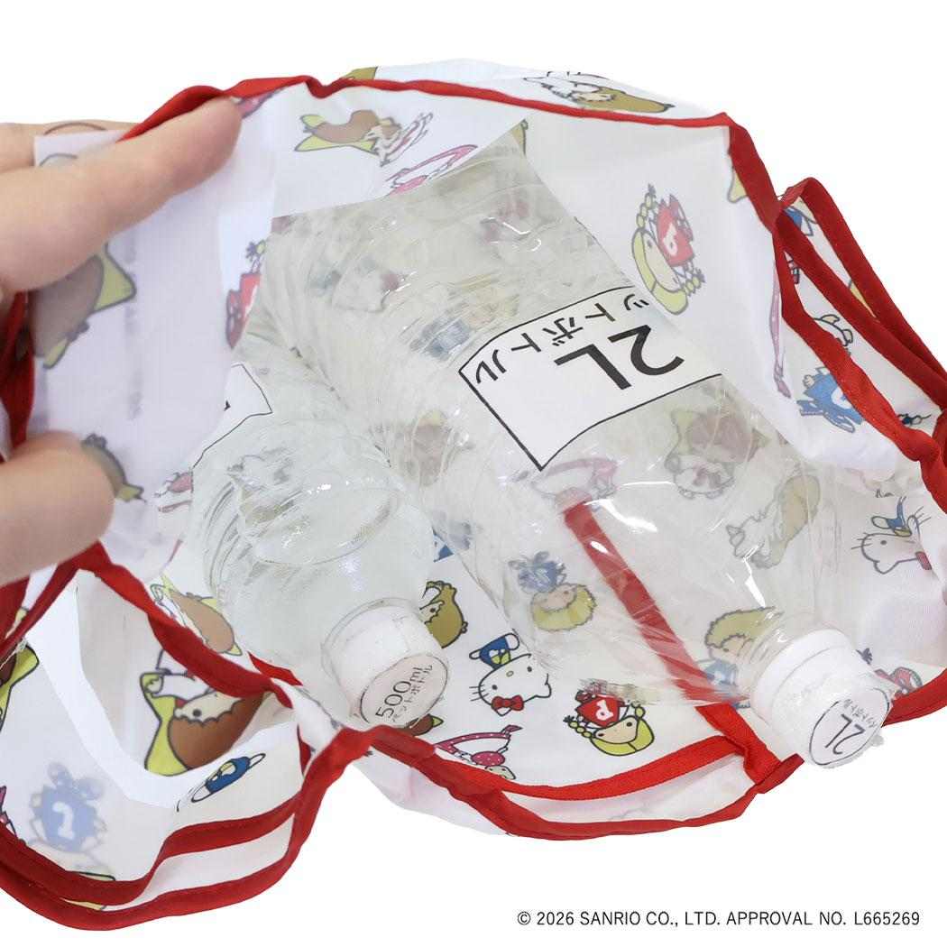現貨｜Sanrio Hello Kitty Little Twin Stars Marron Cream 茉莉兔 Patty & Jimmy 日版 可摺疊收納 手挽 環保袋 (446980)