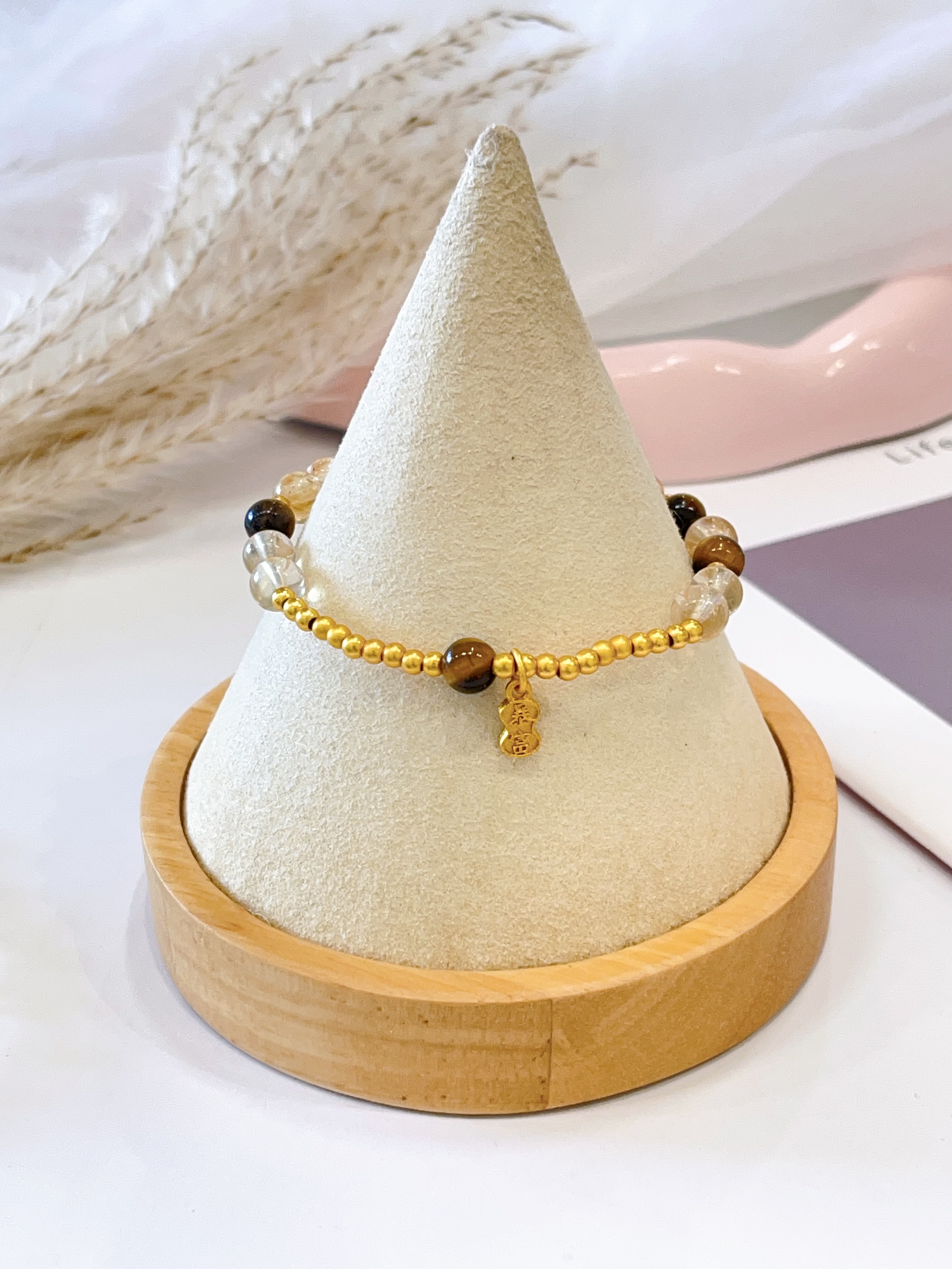 💛 黄塔晶 × 黄虎眼手串 Citrine & Tiger Eye | 6mm