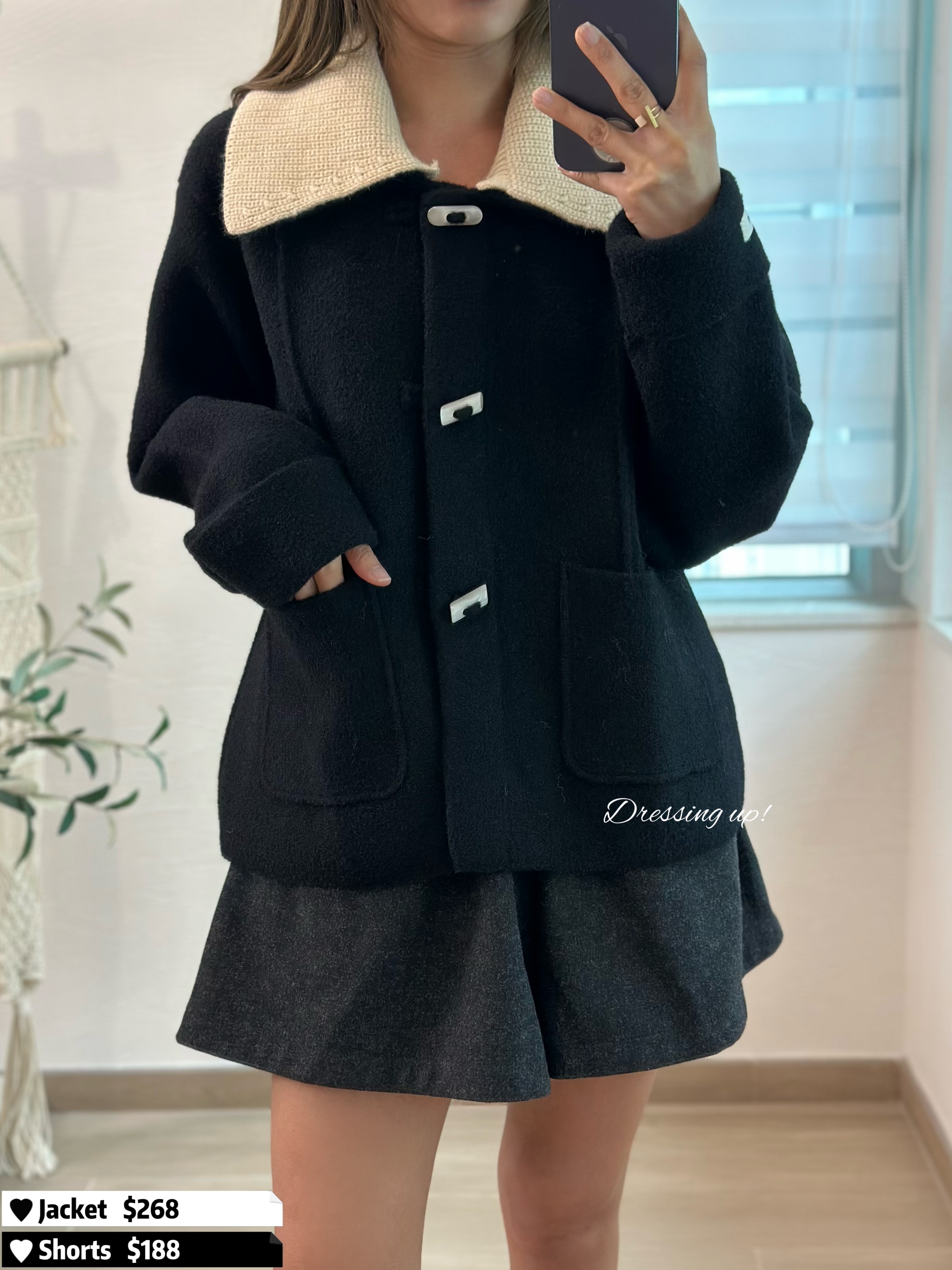  暖笠笠推介｜琥珀鈕針織外套