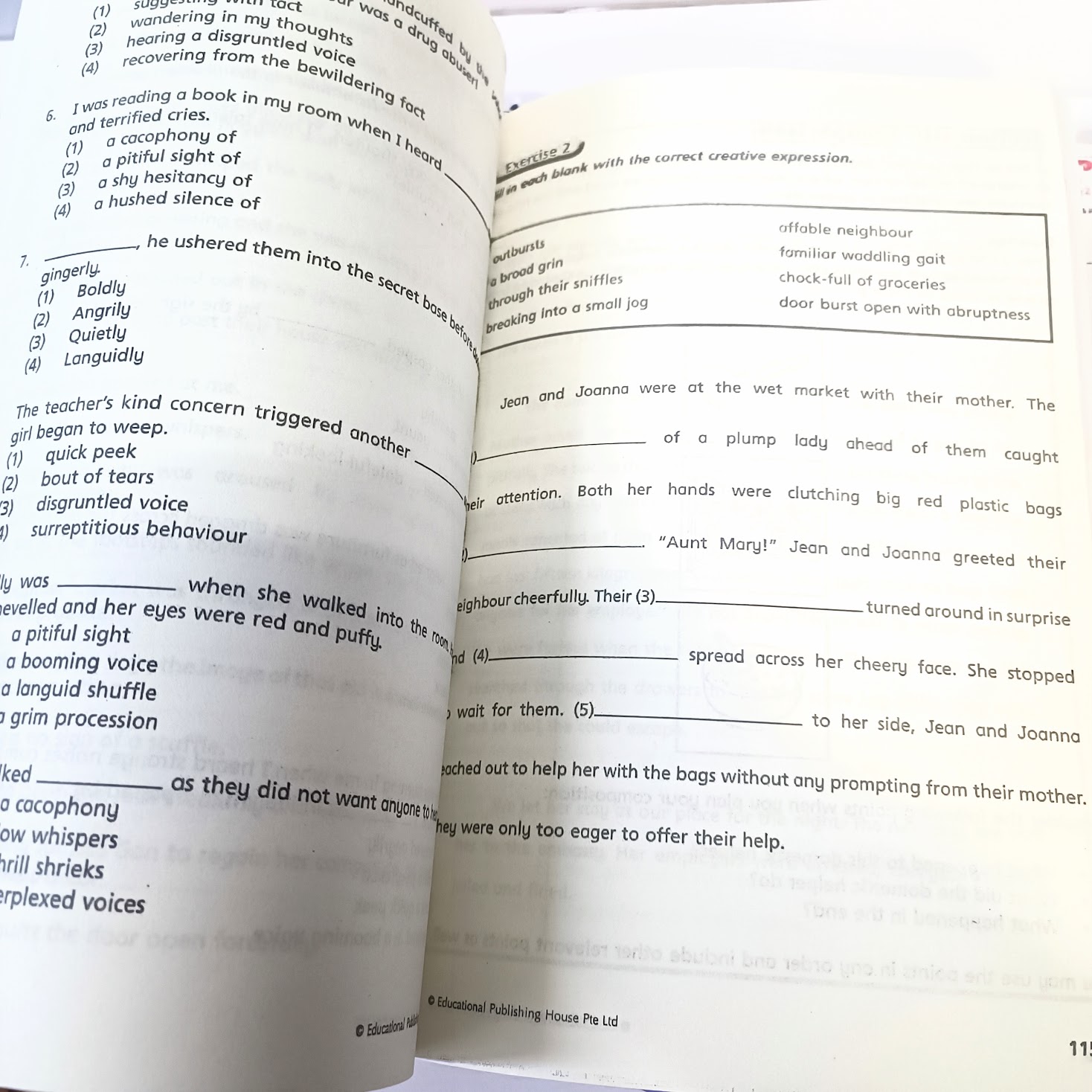 EPH English Thematic Composition Writing 小學1-6 年級 |9-12歲 | 新加坡英語 | 英語主題寫作 |訂製版 SAP14