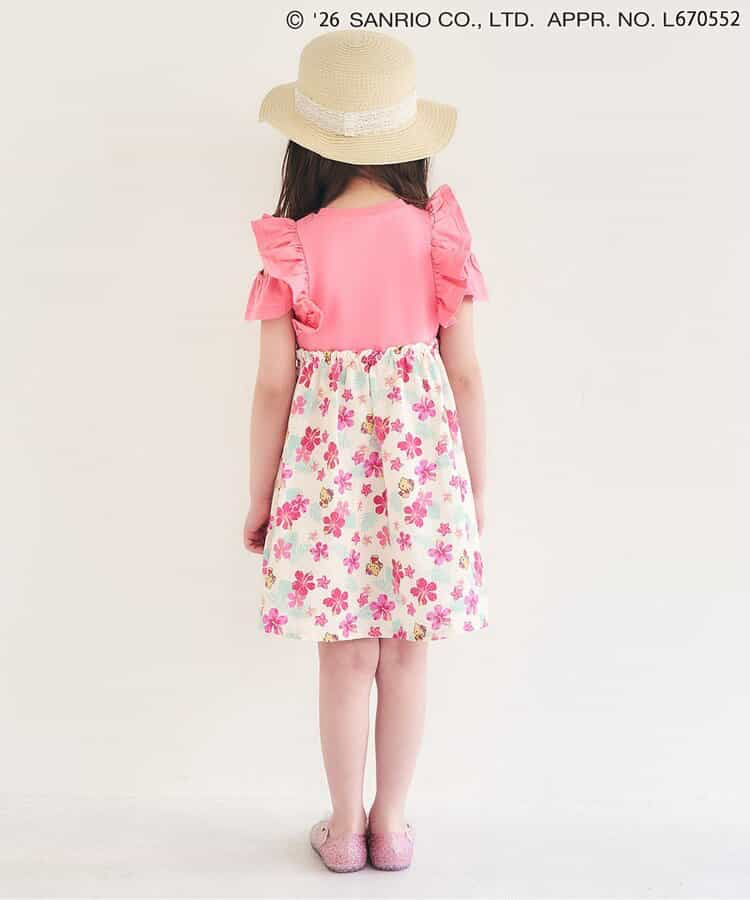 🇯🇵預訂 日本直送🇯🇵Apres les cours x Sanrio系列三色烘烤人物印花花卉滿拼接荷葉邊連身裙