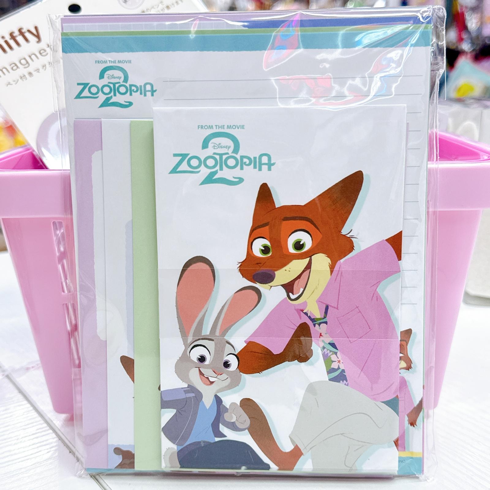 日本直送日本版zootopia信紙套裝