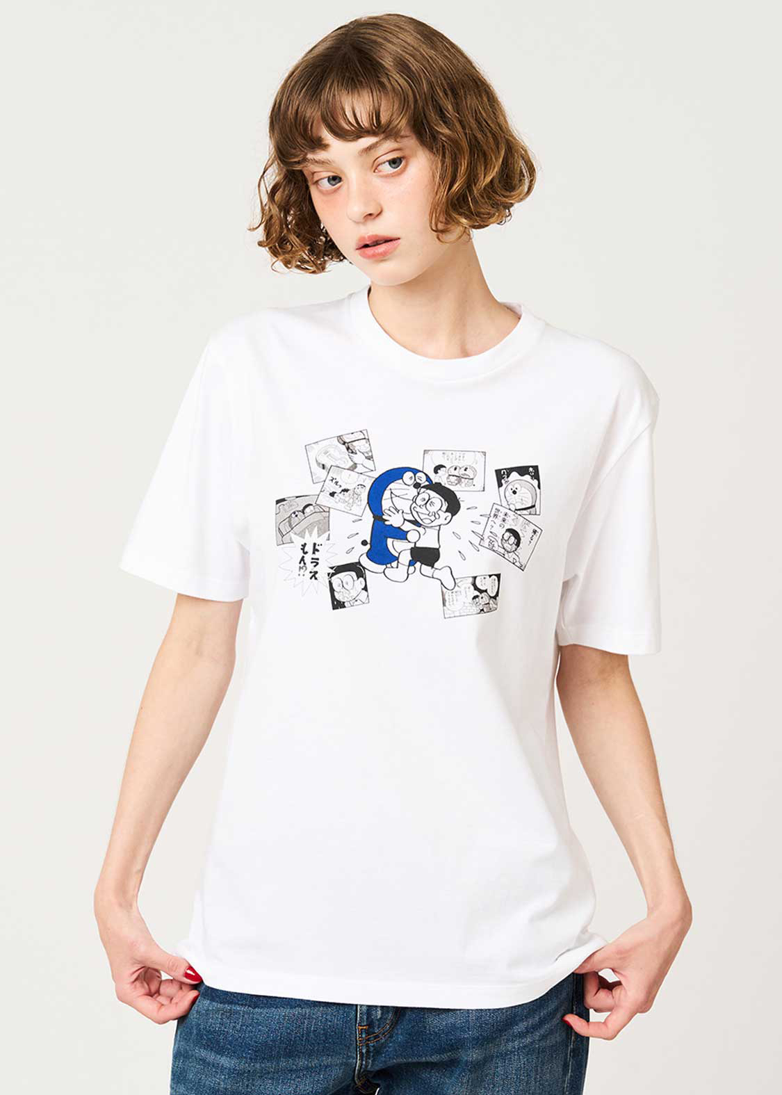 [訂購] 多啦A夢Tshirt 短袖衫 Graniph日本限定 (漫畫圖案)｜Doraemon短袖衫