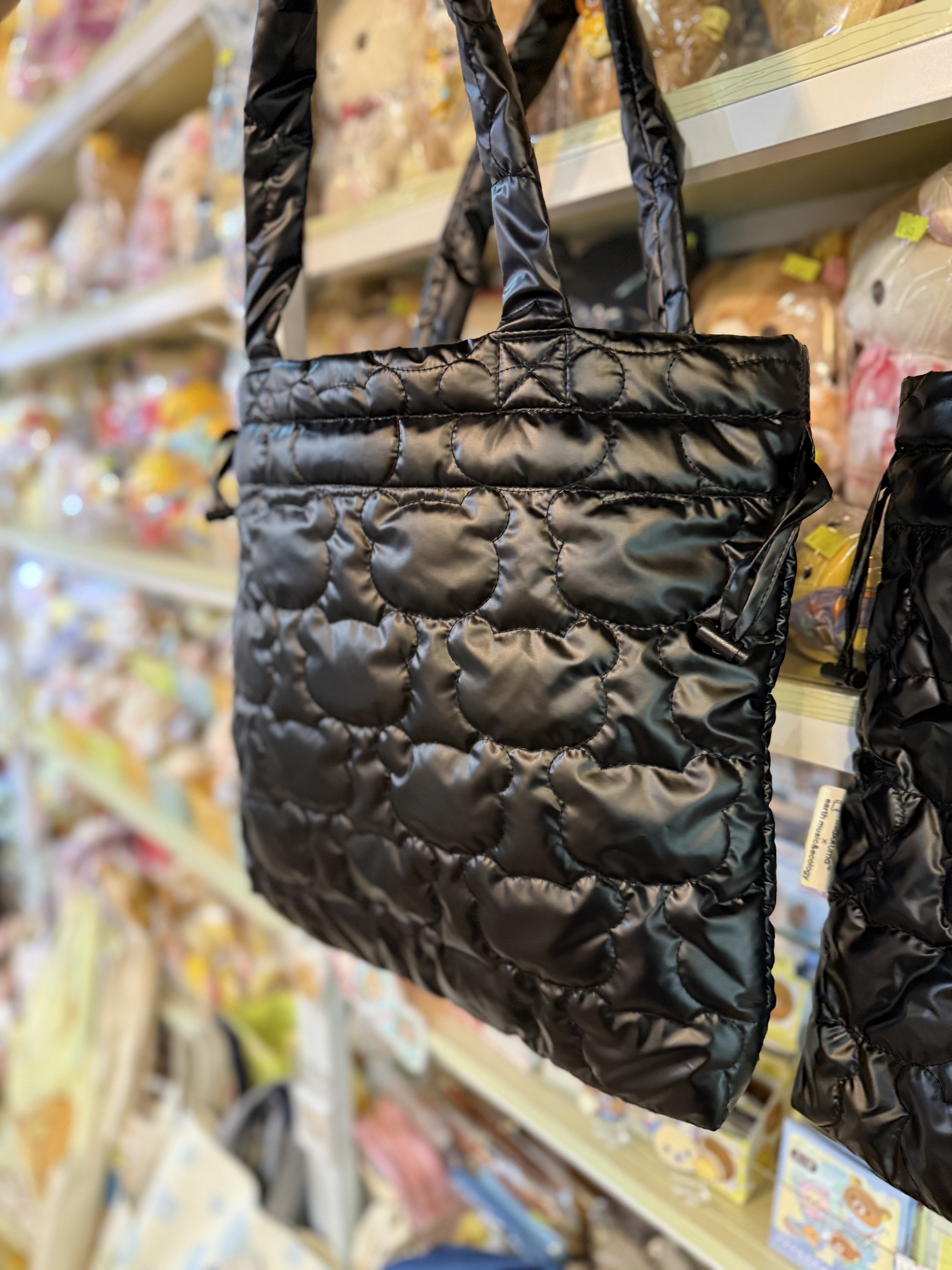 《現貨》全新日本Rilakkuma x earth music&ecology黑色上膊袋