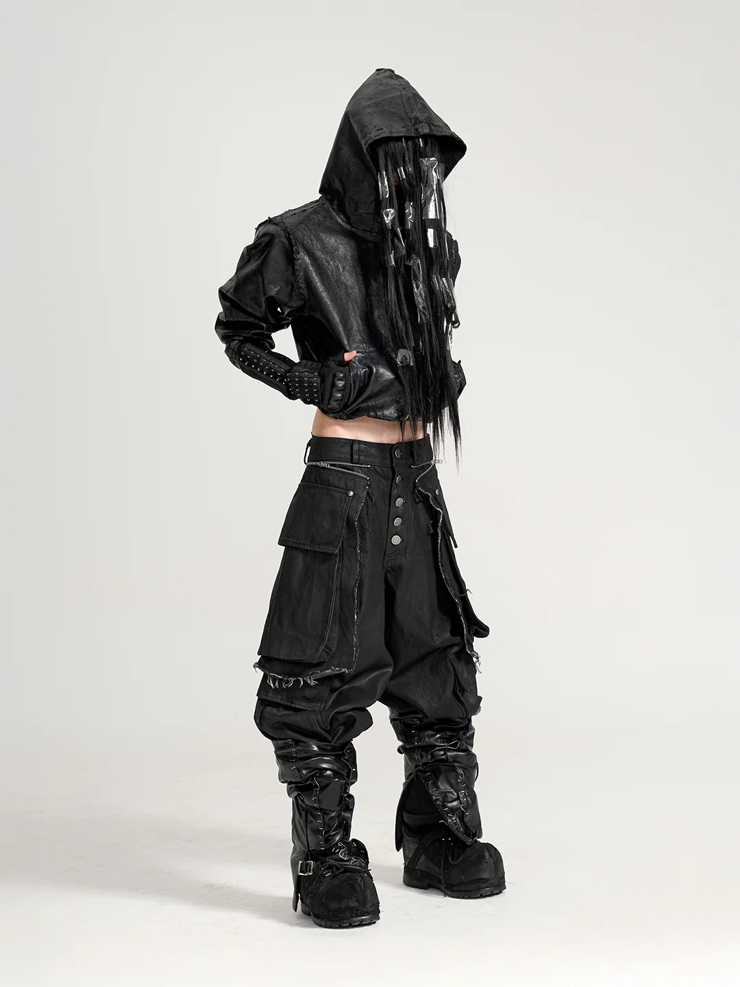 VAR-44｜MOLTING SHELL · COATED-CANVAS ZIP HOODIE