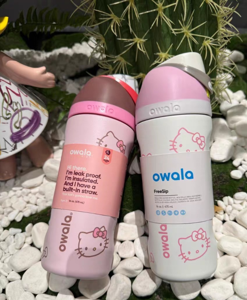Owala × Hello Kitty 正版聯名保冷水壺 16oz 480ml 