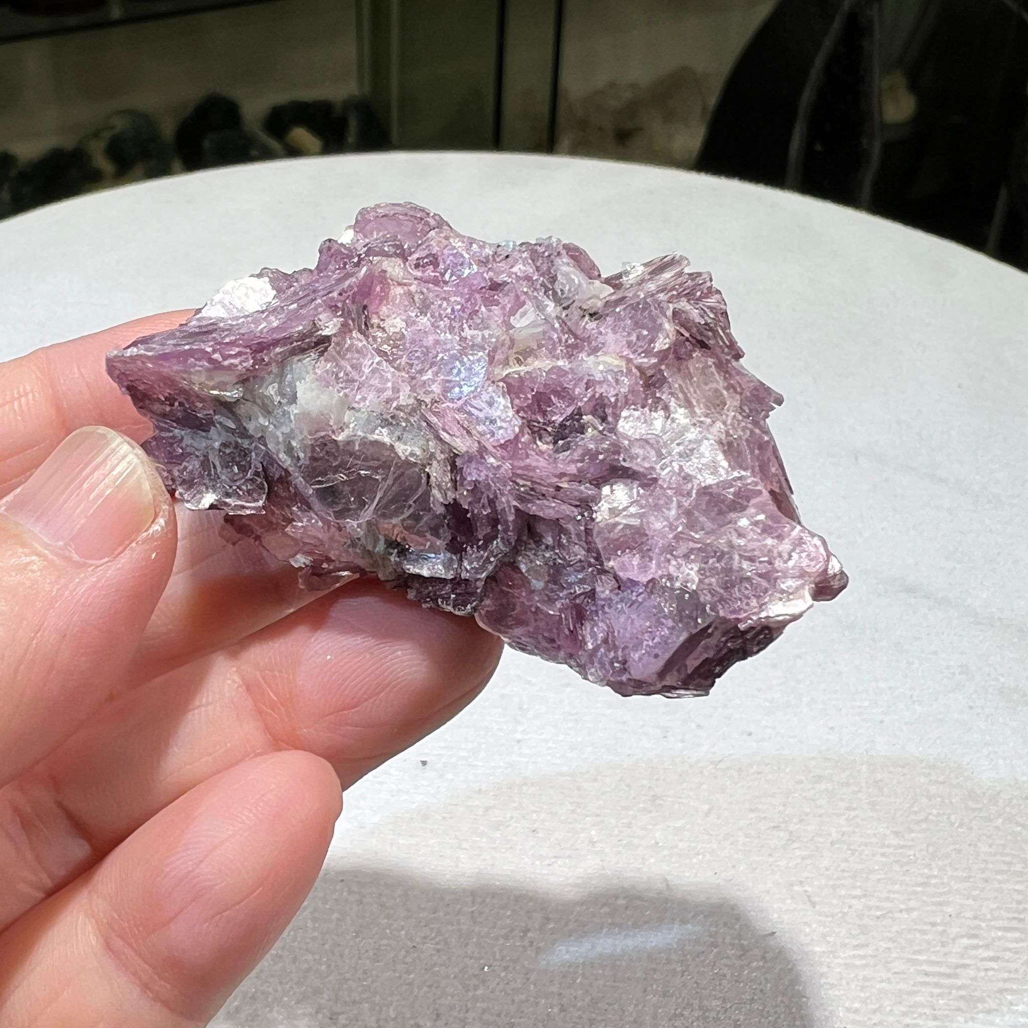 紫鋰雲母原石 #CA0051