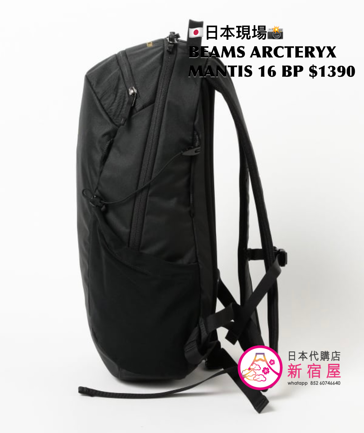 BEAMS ARCTERYX MANTIS 16 BACKPACK