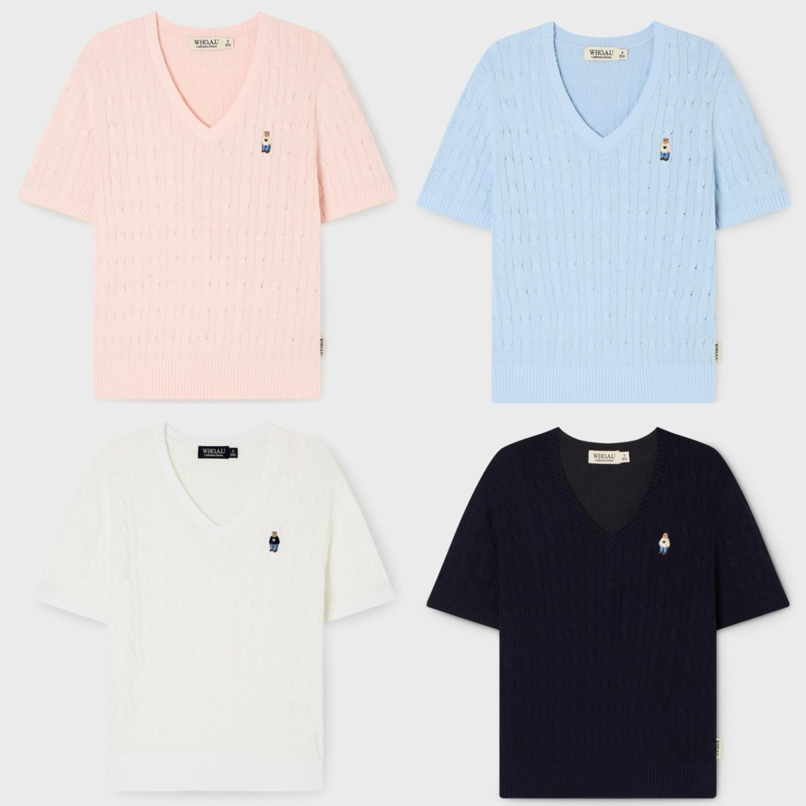 🇰🇷韓國Who A U針織短袖