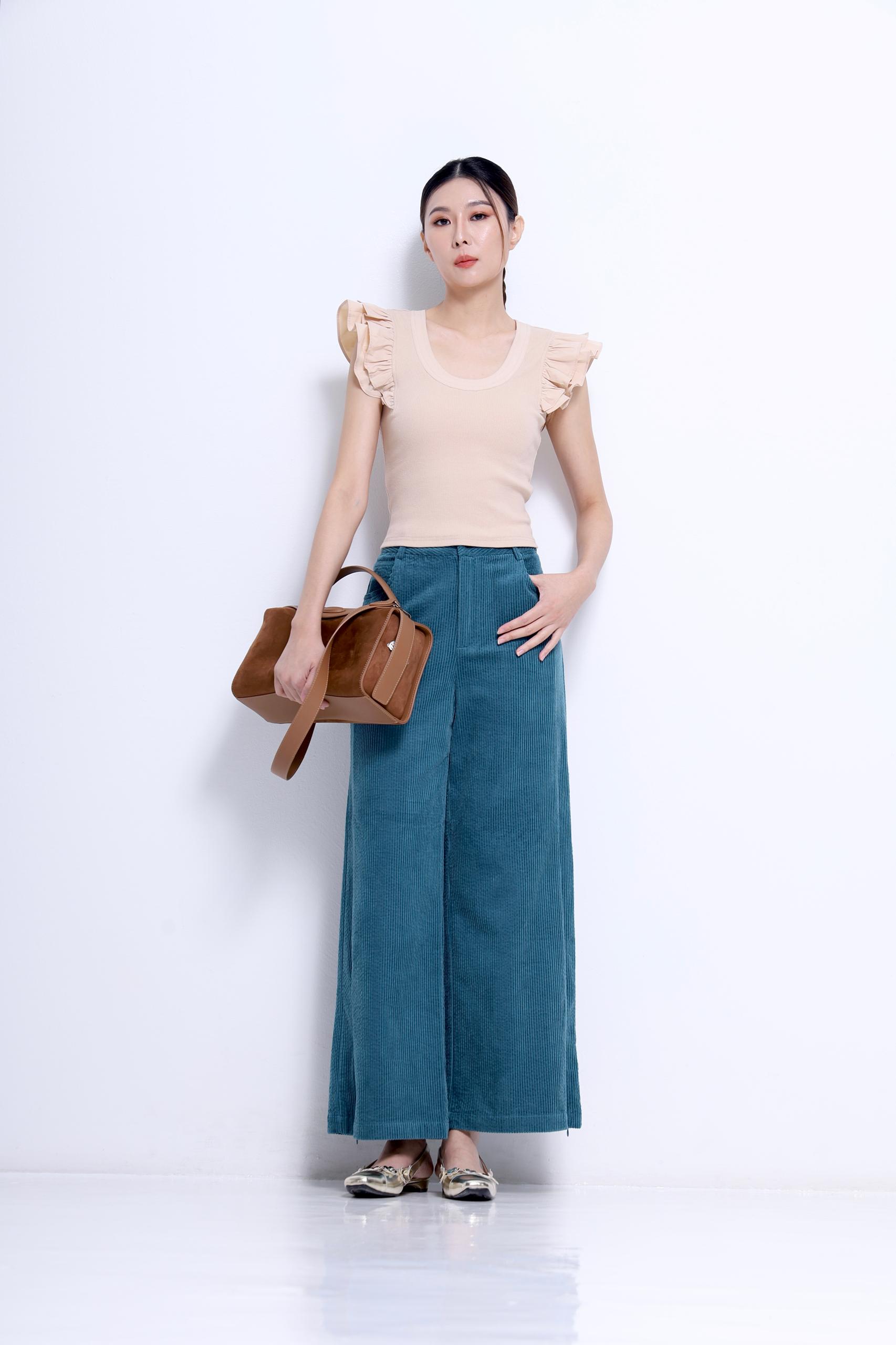 CP1626 VELVET LONG PANT