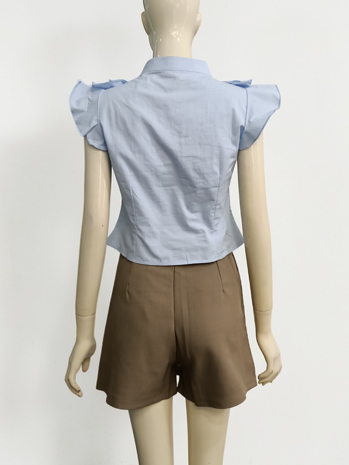 Elysia Ruffle Top M158