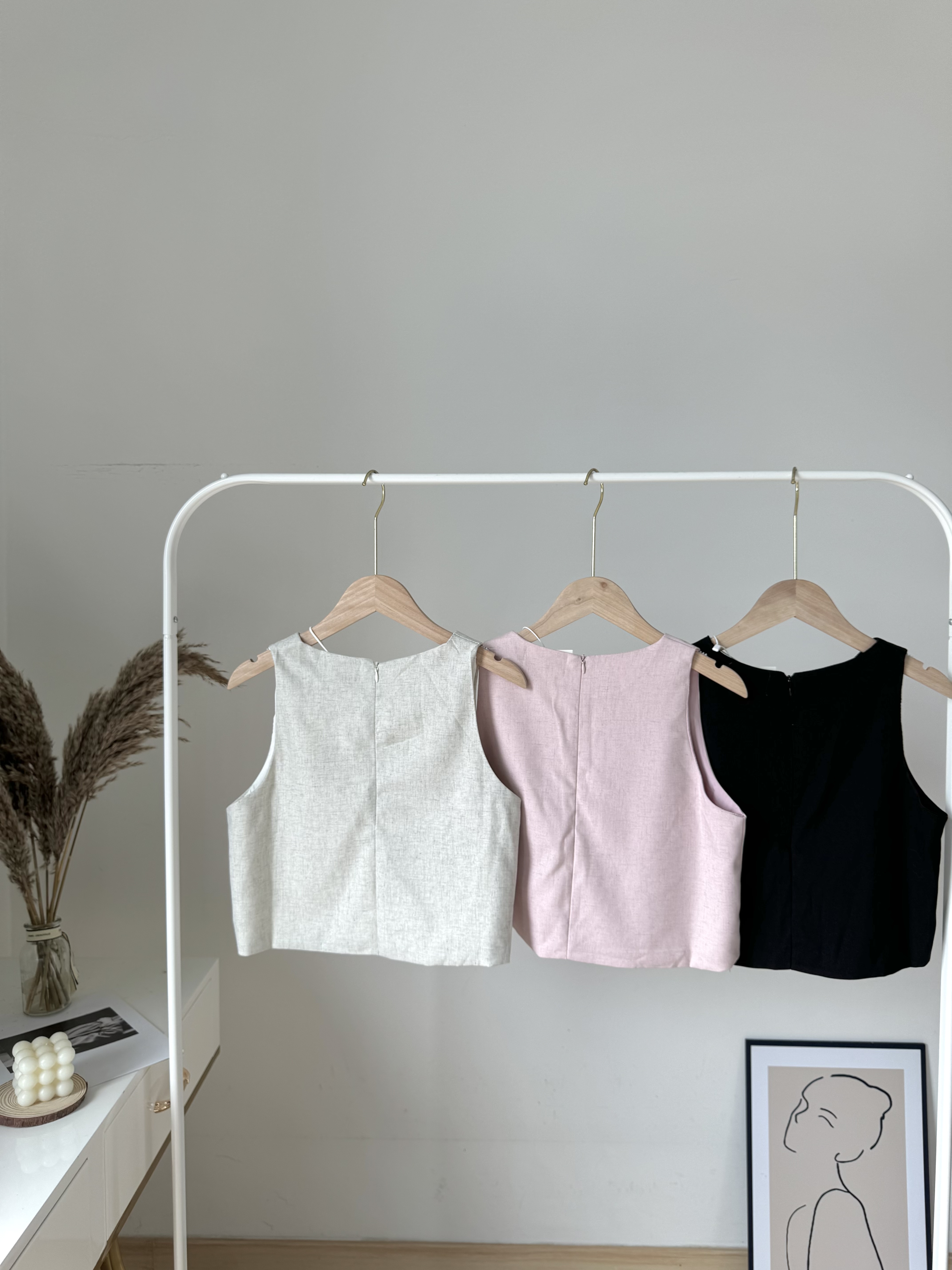 Jolie Suit Top 背心式西装上衣（ 3 Colours )