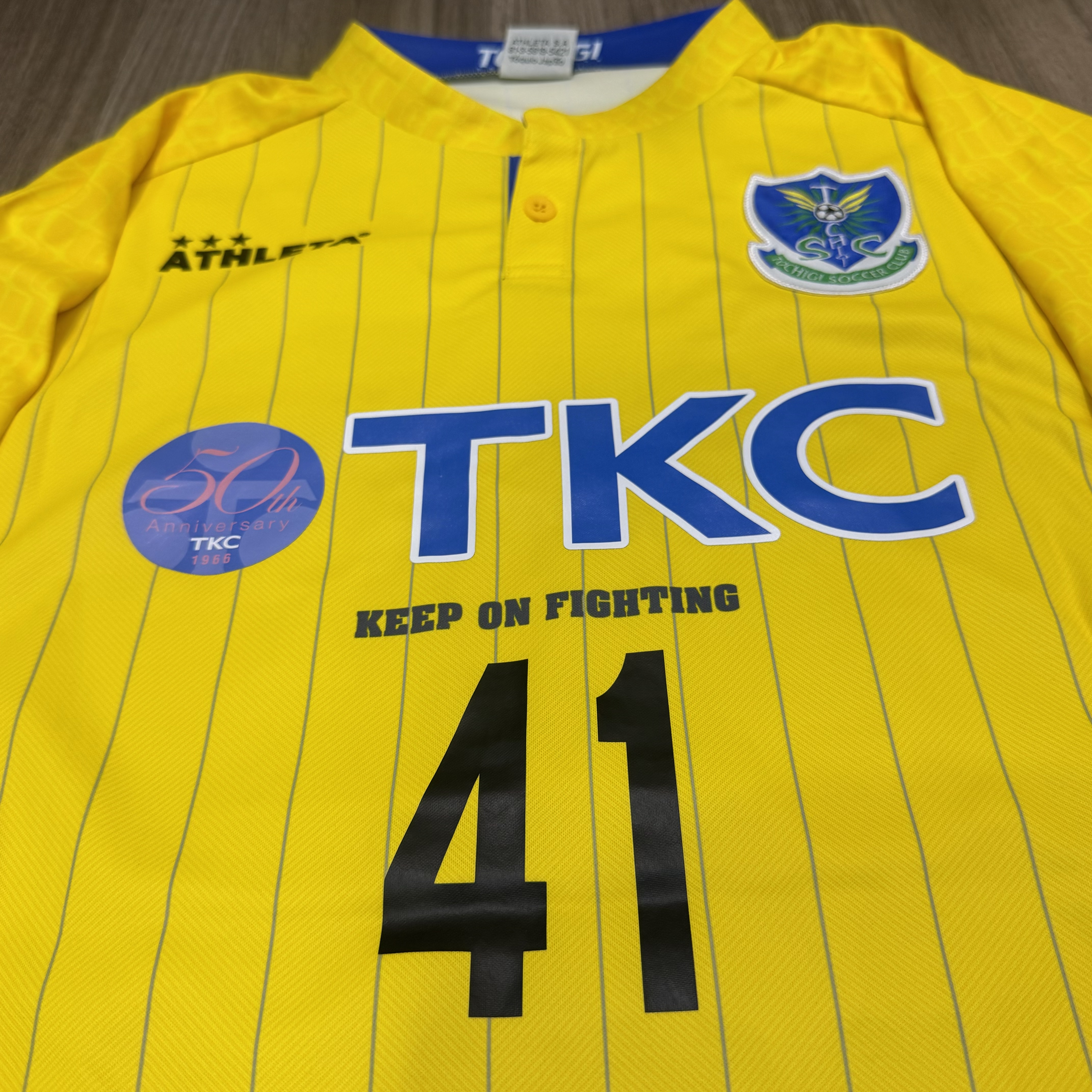 Tochigi SC 2016 home shirt #41 Hayato