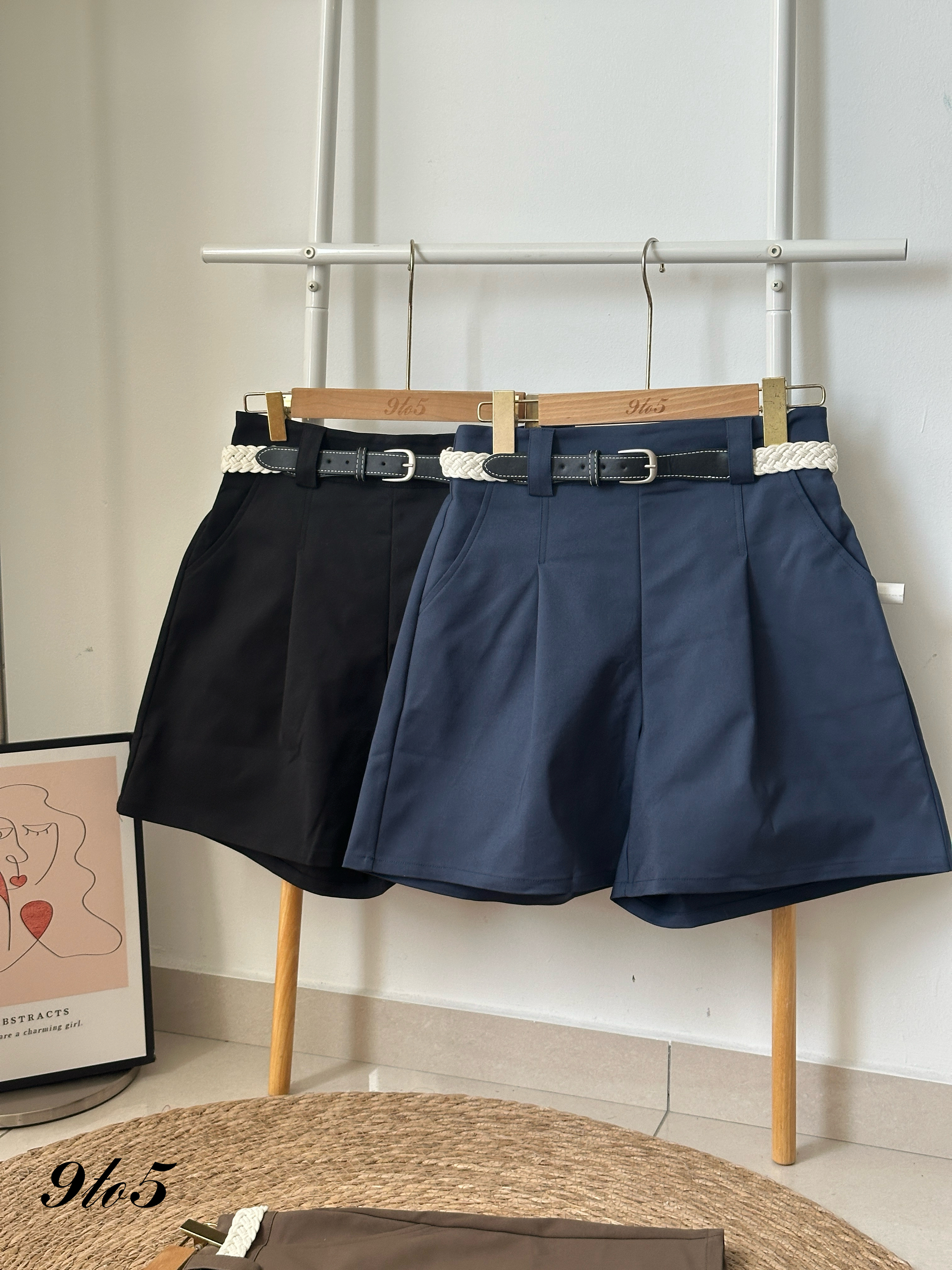 S1839 A Line Short Pants - 3 Colors 