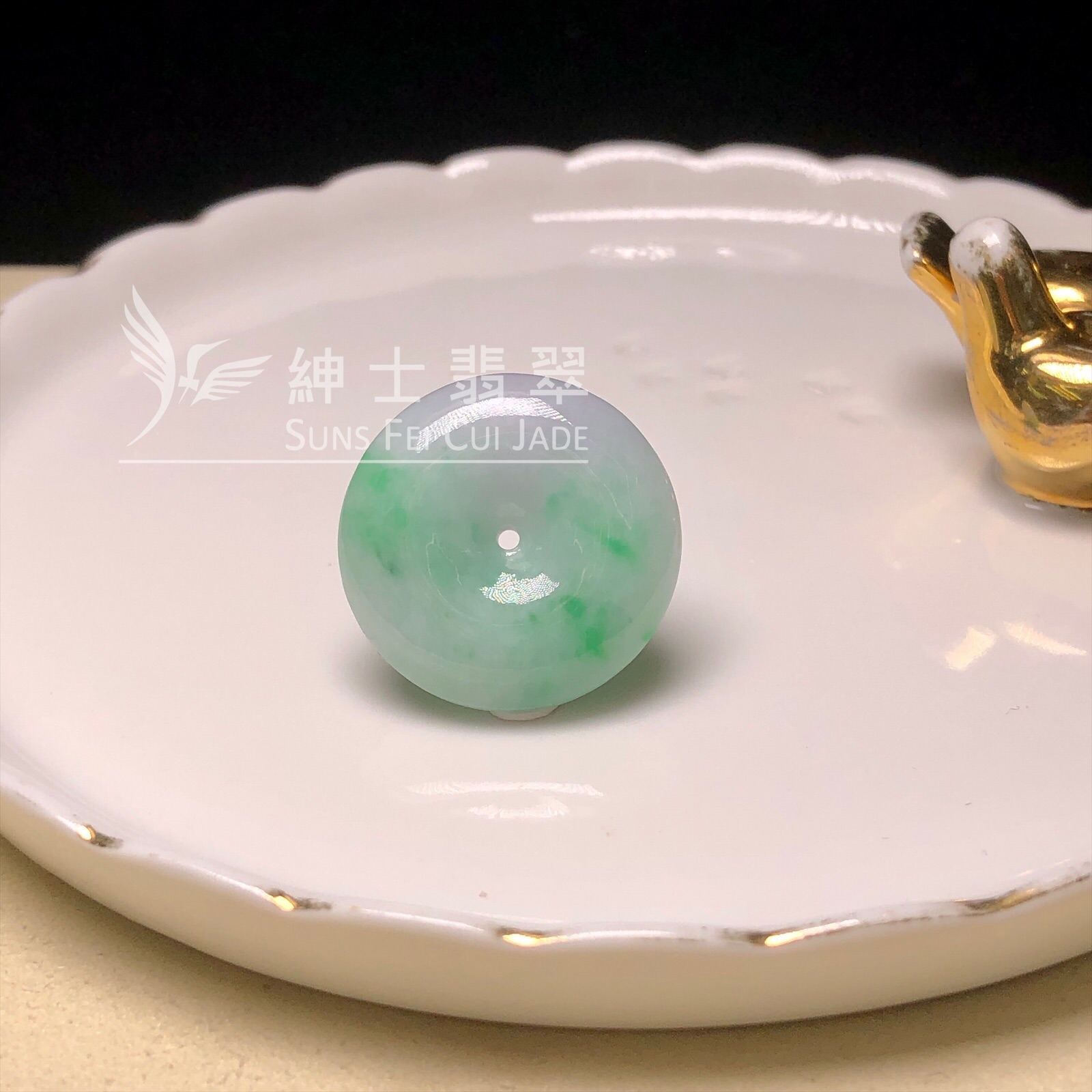 B08819 飄翠平安扣