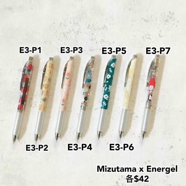 新品　mizutama　TSUTAYAオリジナルエナージェルインフリーペン7種S Amazon.co.jp: mizutamaさん+TSUTAYA 限定エナージェル