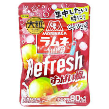 森永大粒汽水糖Refresh清爽酸梅味