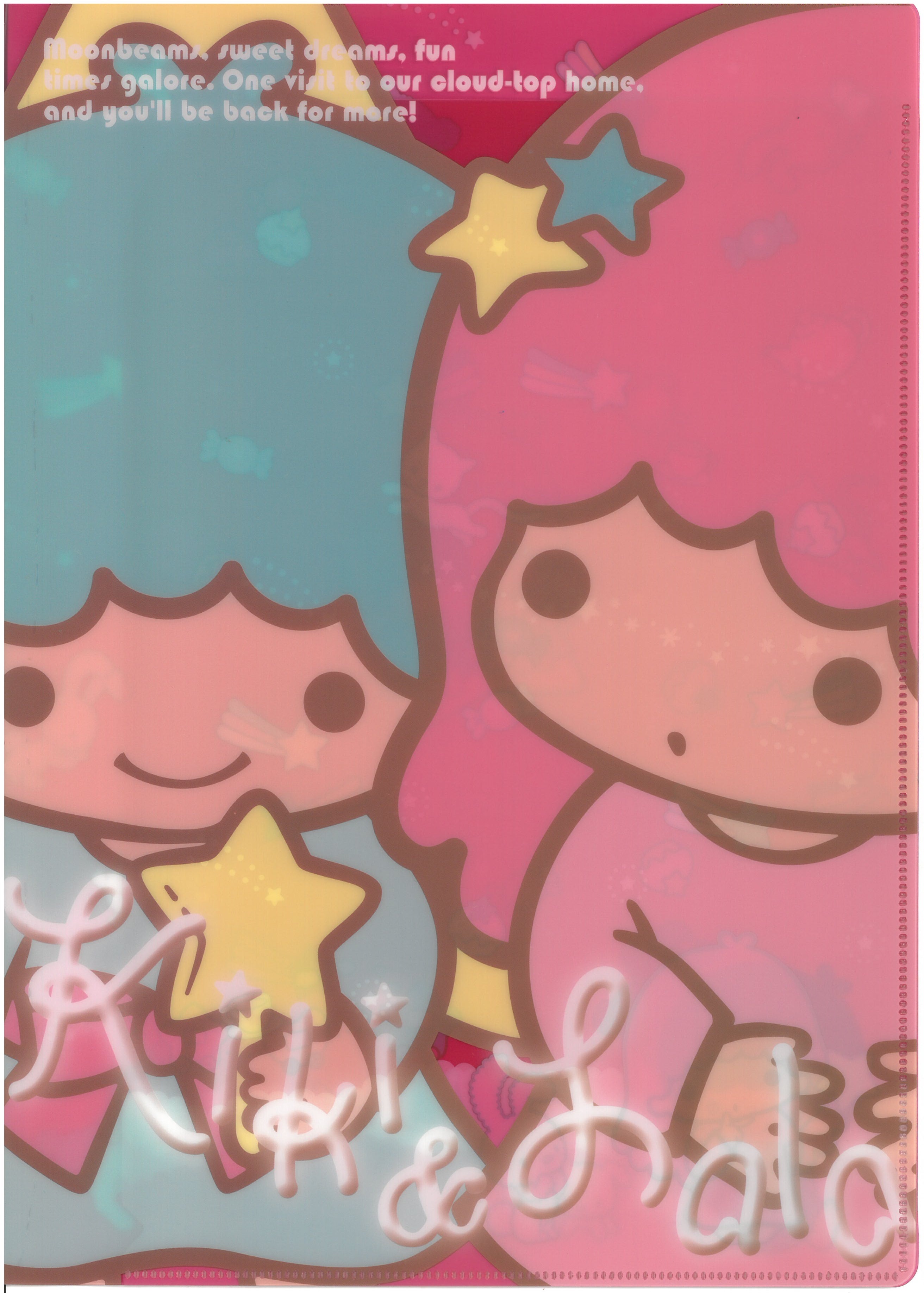 Little Twin Stars  A4雙開文件夾 (63034-1)