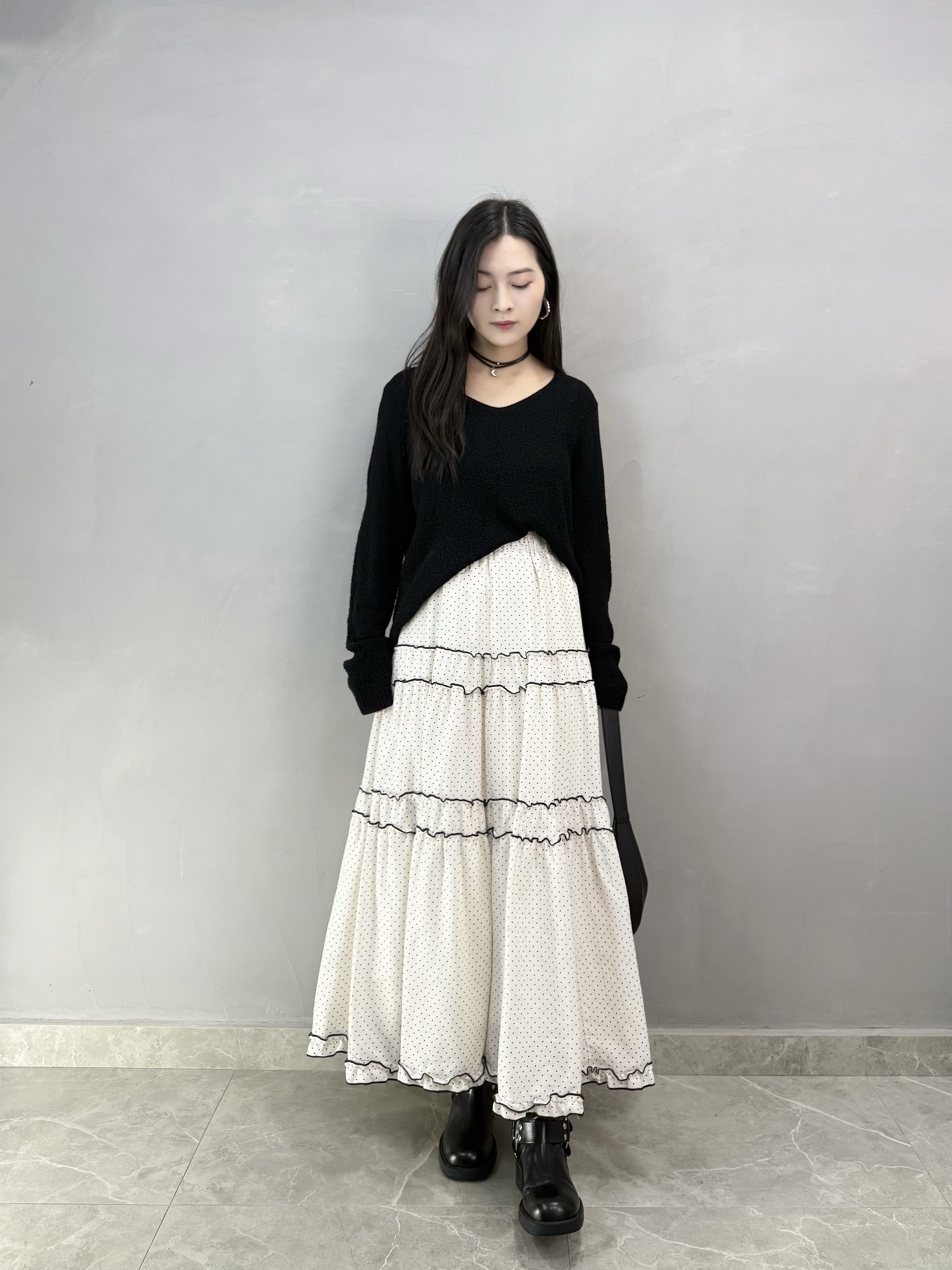 F84 點點Ruffle 裙