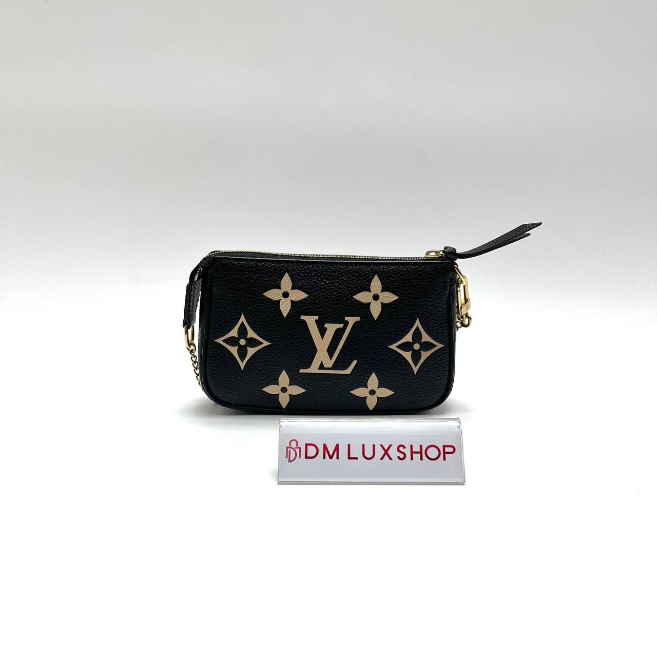 LV Bicolour Black Empreinte Mini Pochette Accessoires 